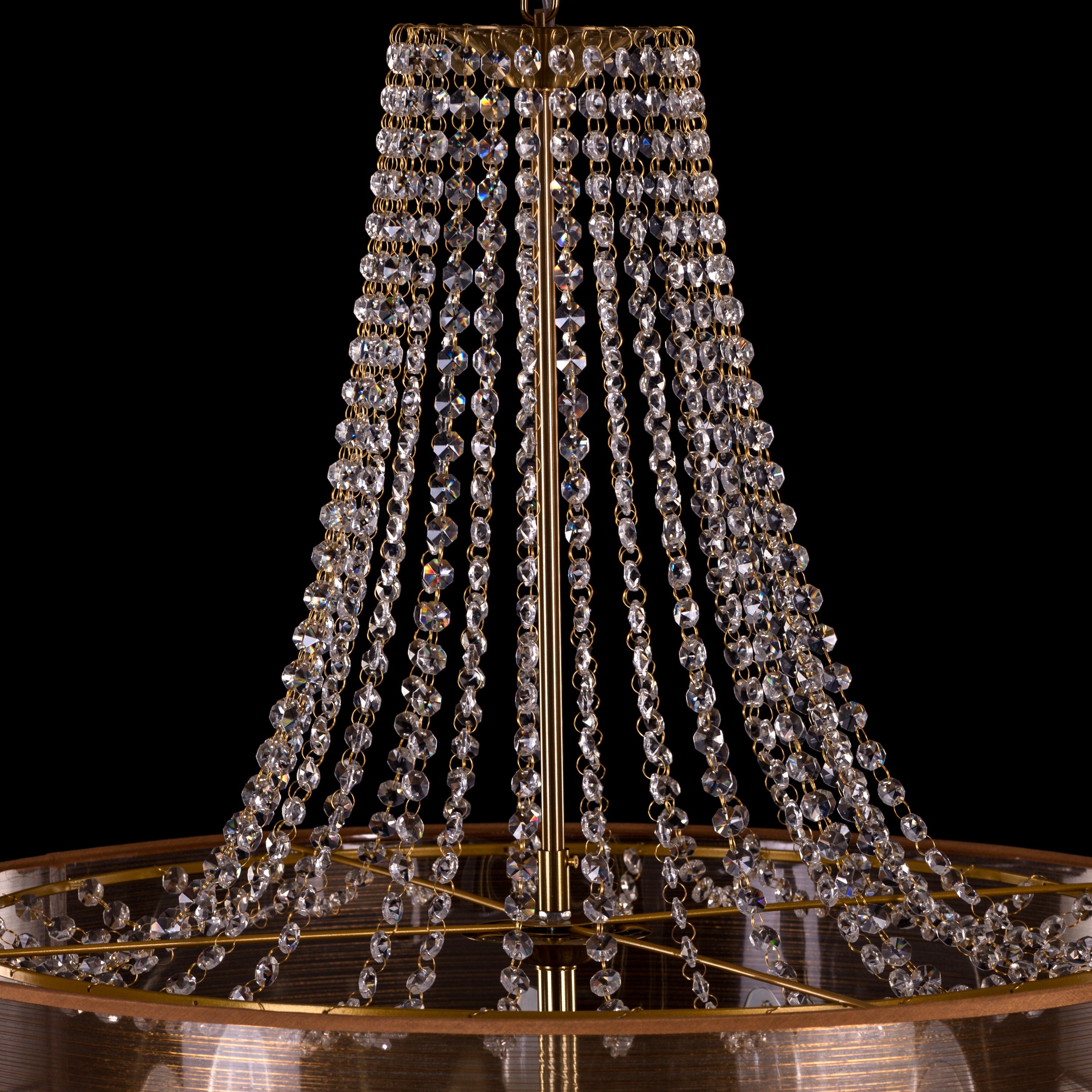 So In Love (Large, Gold) Crystal Chandelier