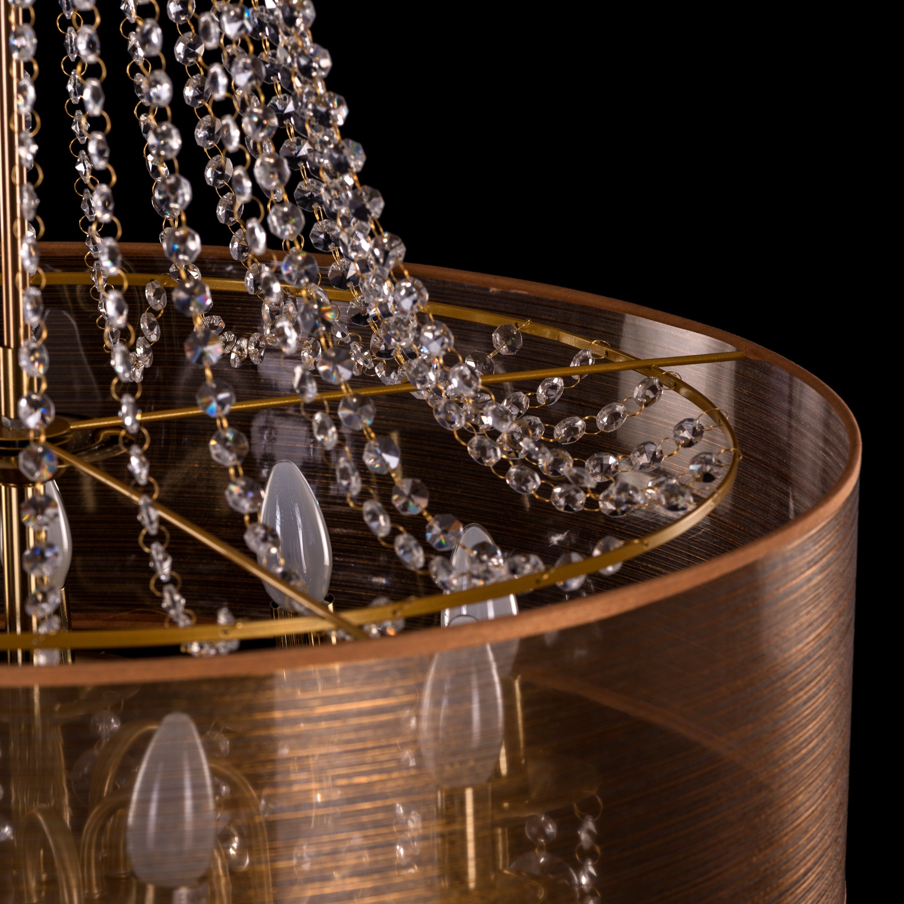 So In Love (Large, Gold) Crystal Chandelier