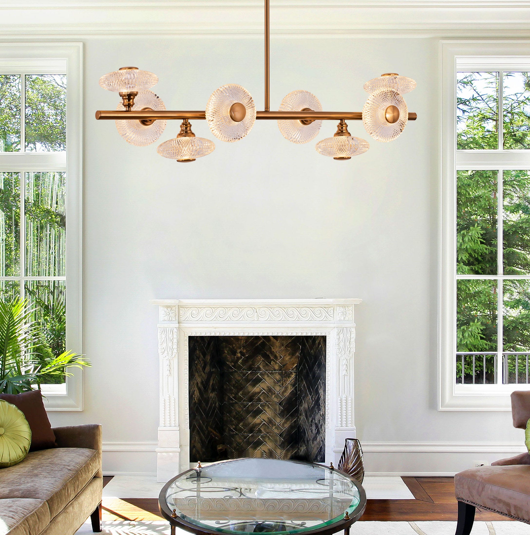 Symbols Of Love (Large, Gold) Chandelier