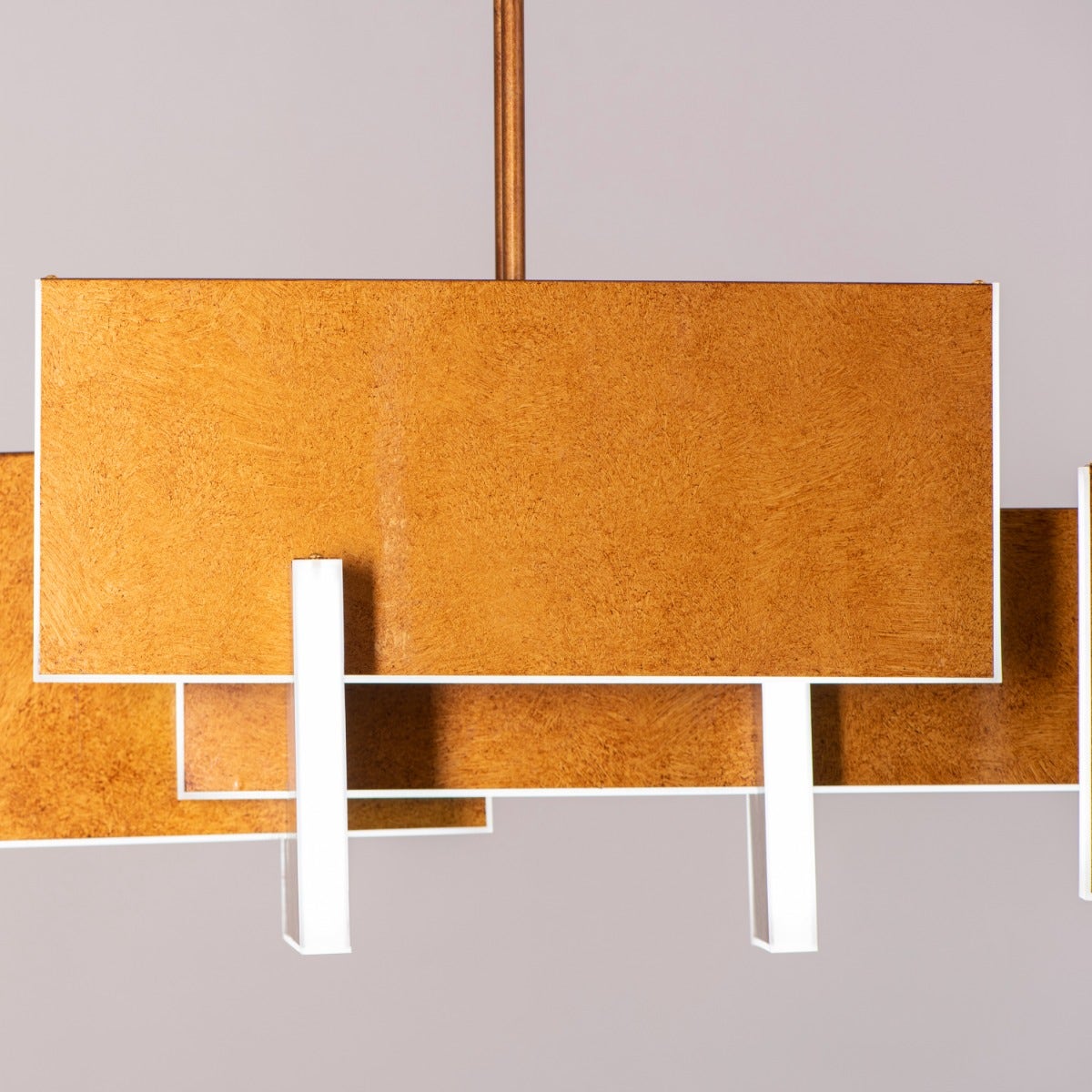 Fires Of Heaven (Large, Grunge Gold, 3 Color Dimmable LED with Remote Control) Chandelier