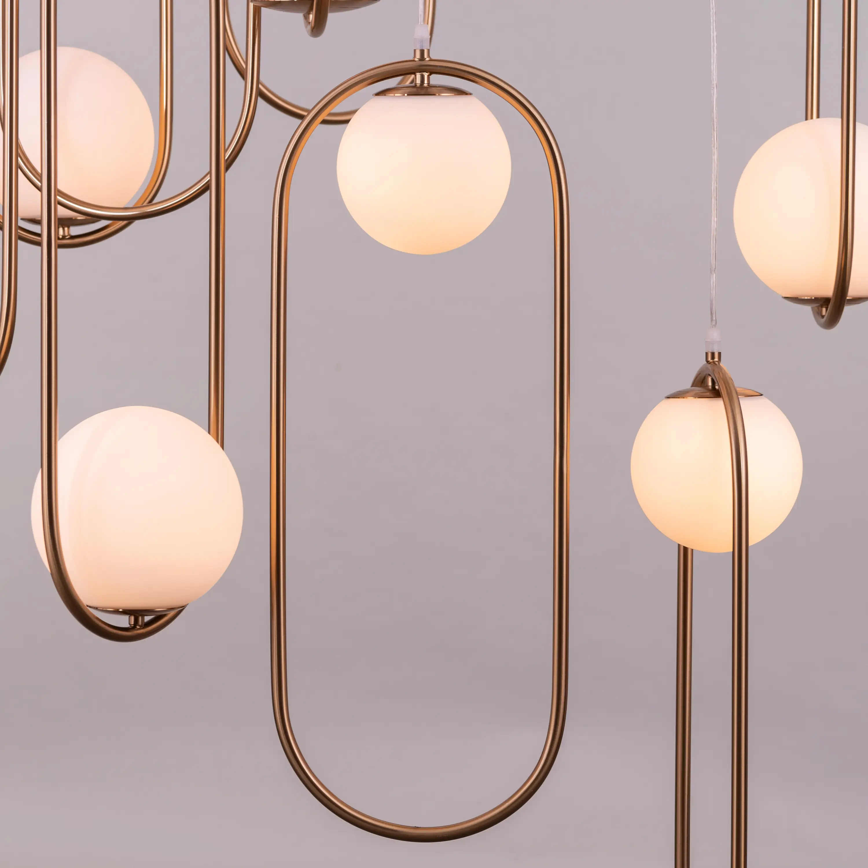 April In Paris (Large, Gold) Double Height Chandelier