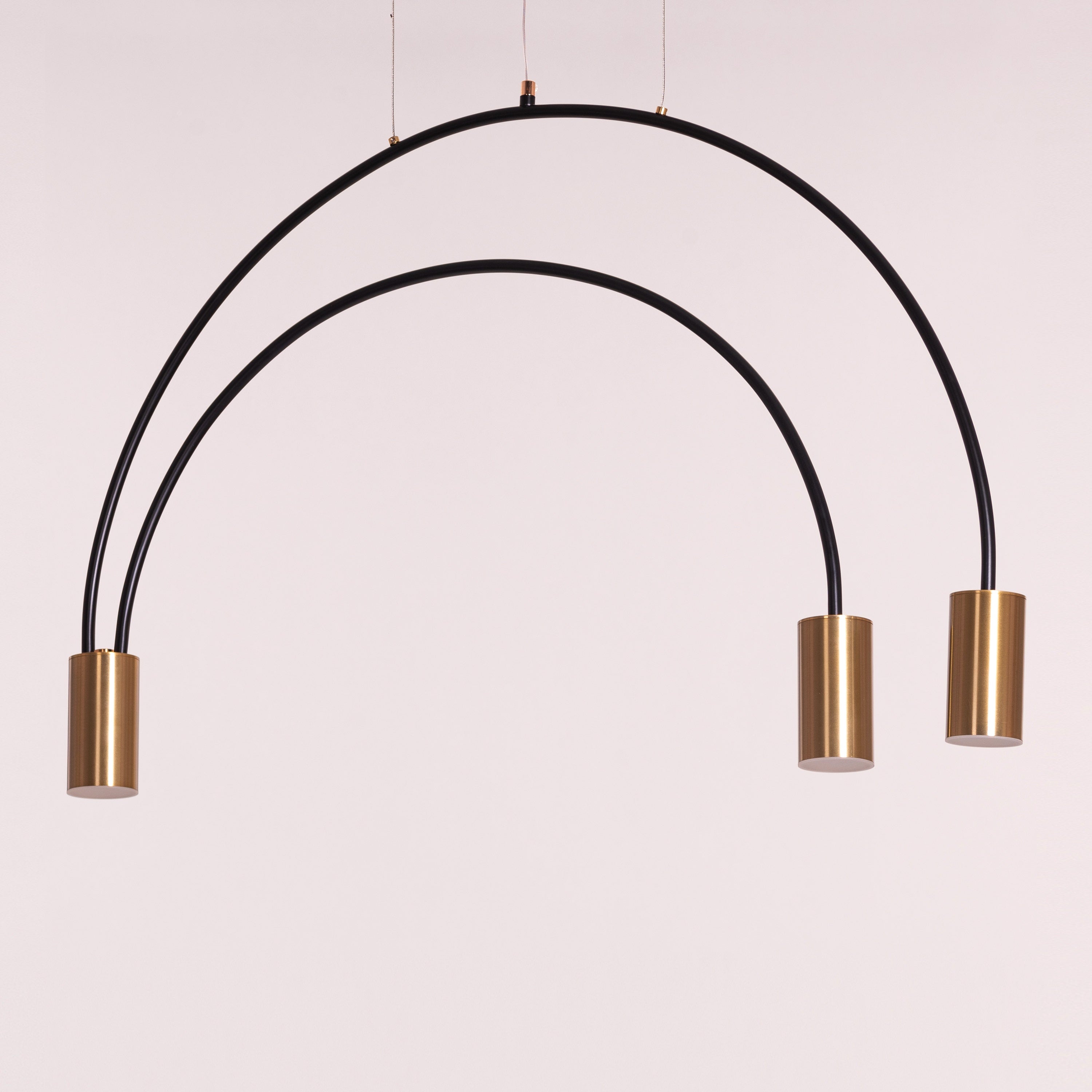 New Season (Black, Gold, Built-In LED) Pendant Light