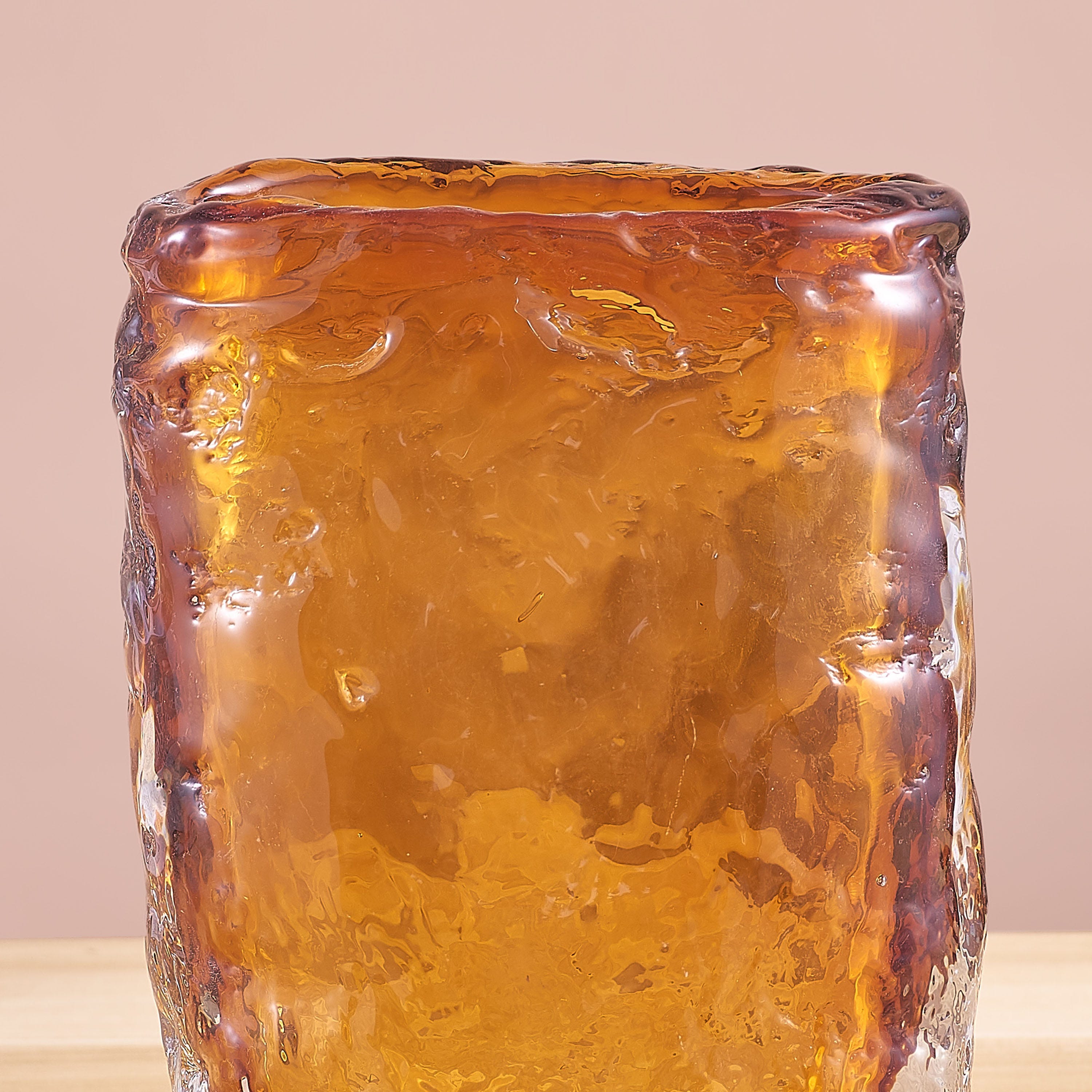 Hidden Heart (Orange,Medium) Glass