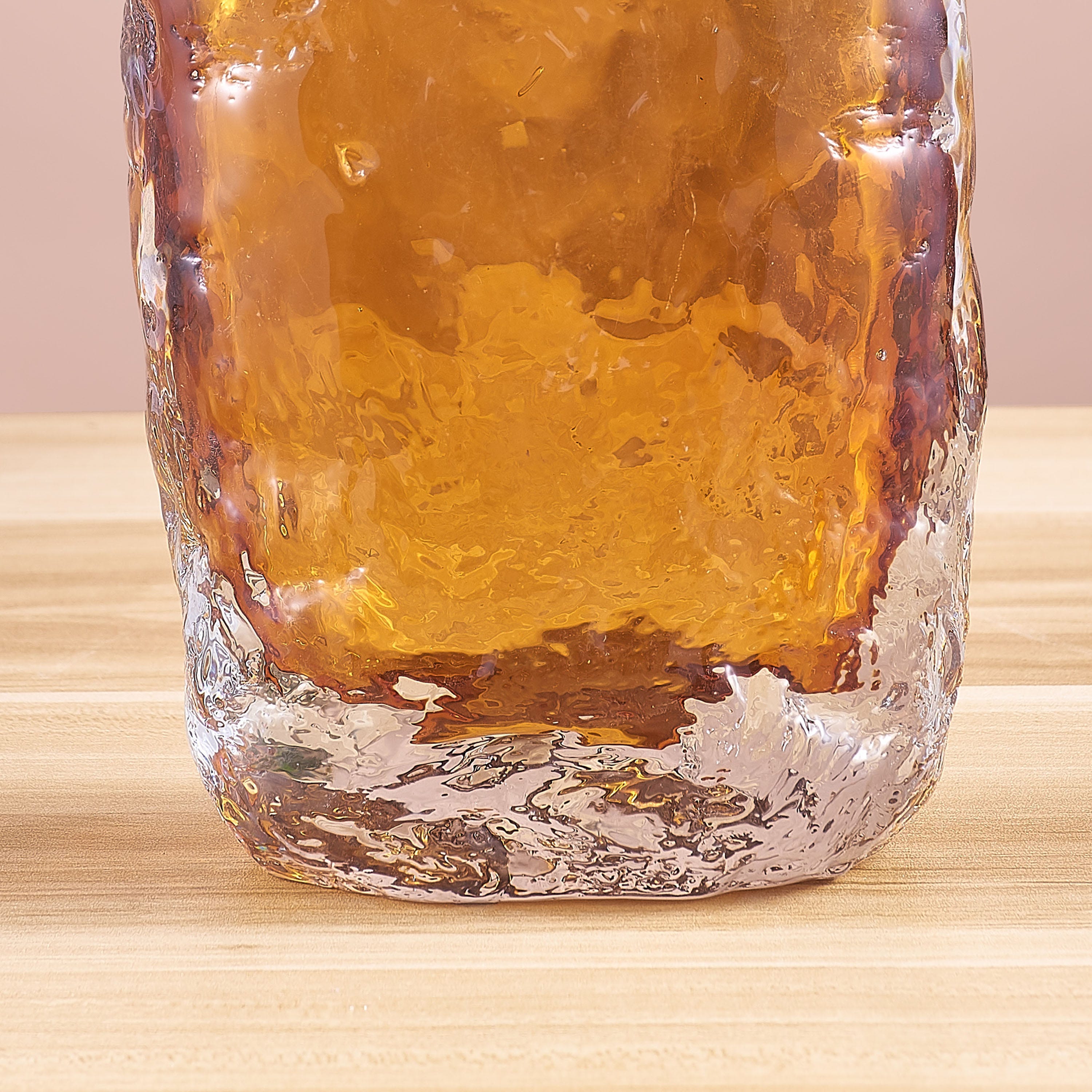 Hidden Heart (Orange,Medium) Glass