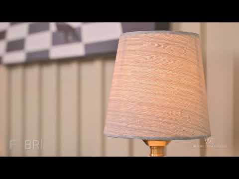 Floored (White, Grey) Table Lamp