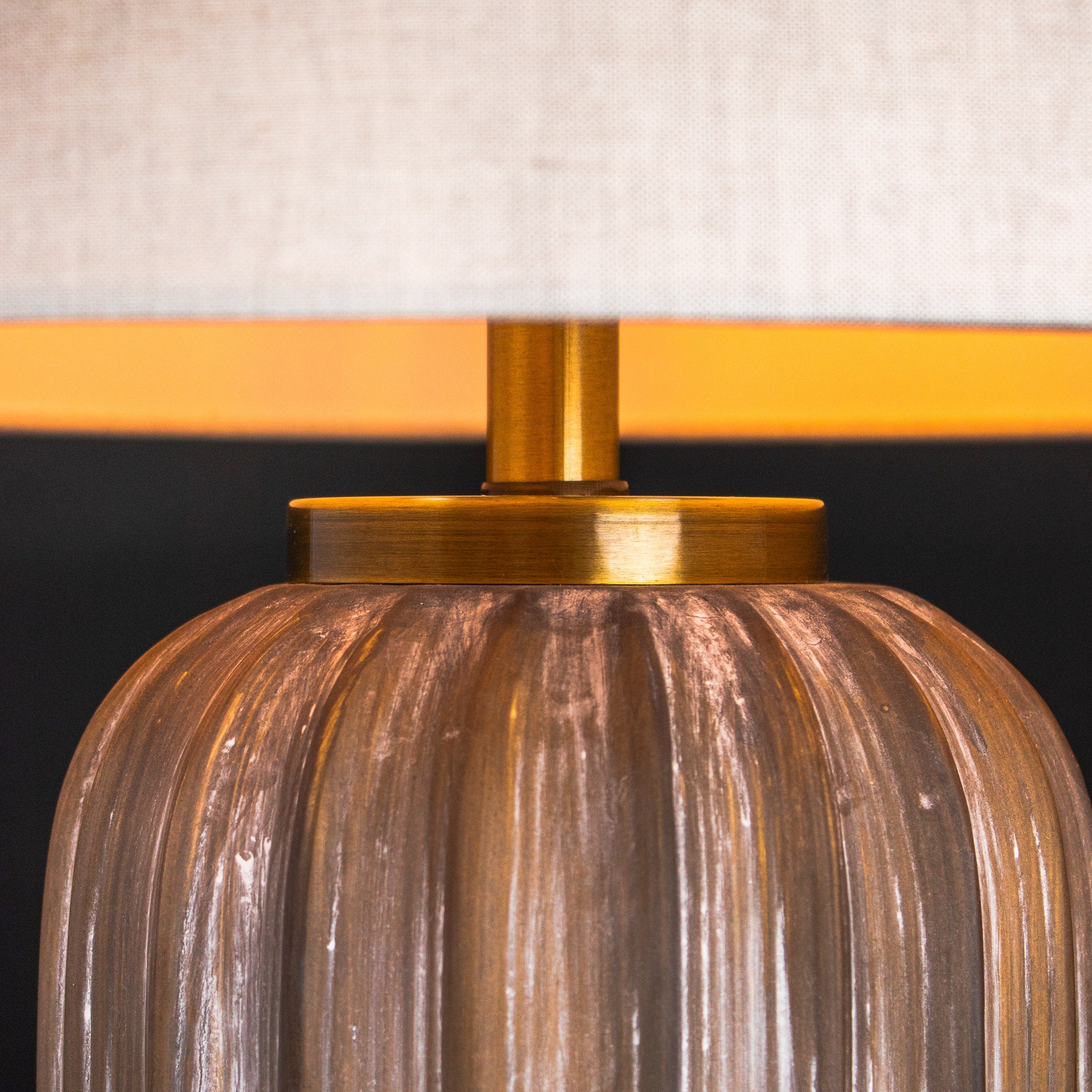 Ivory Beam Table Lamp