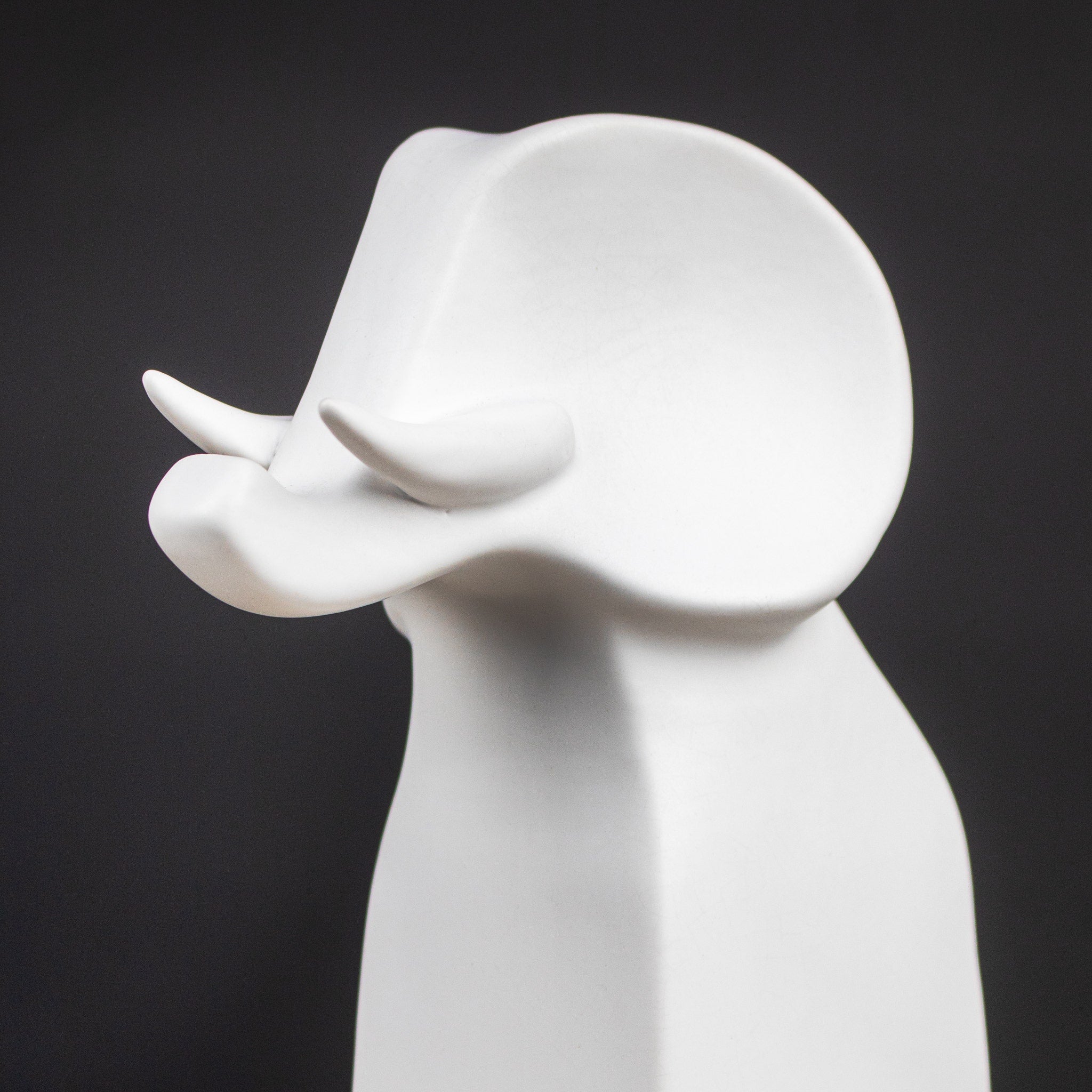 Abstract Terrier Ceramic Vase