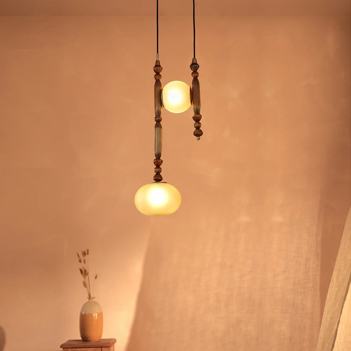 The Glow Between Chandelier Handmade By Yaahvi