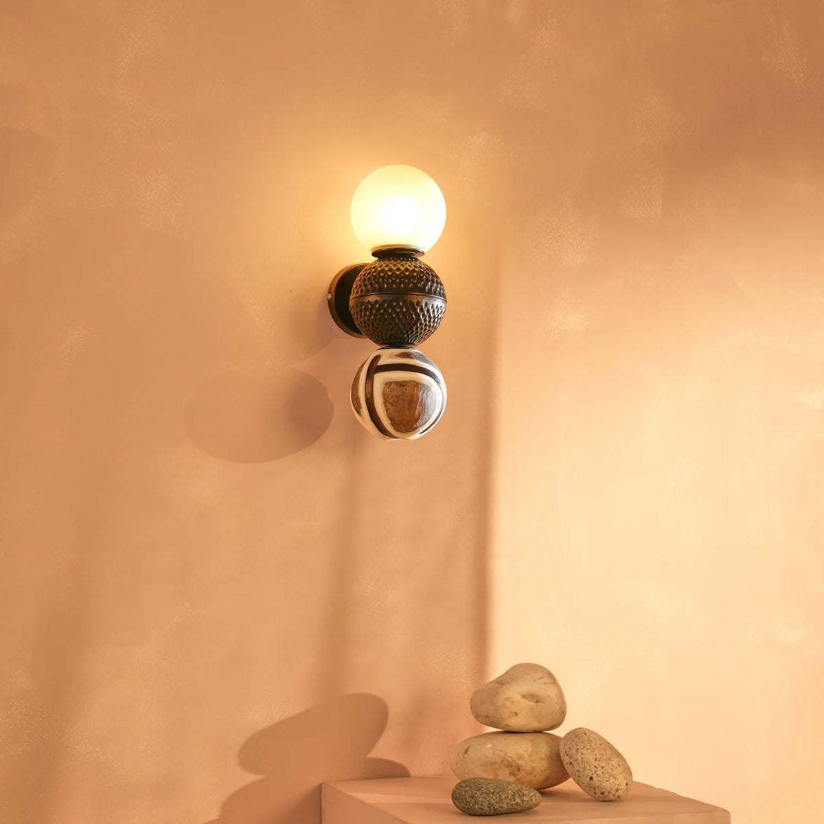 The Silent Muse Wall Light Handmade By Yaahvi