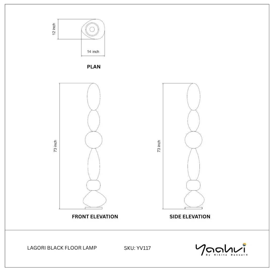 Luminous Talisman Floor Lamp Handmade By Yaahvi