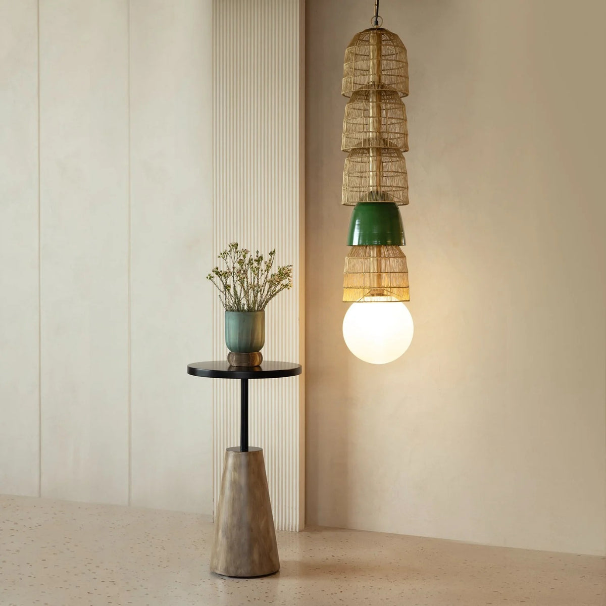 The Sculpted Light Pendant Light Handmade By Yaahvi