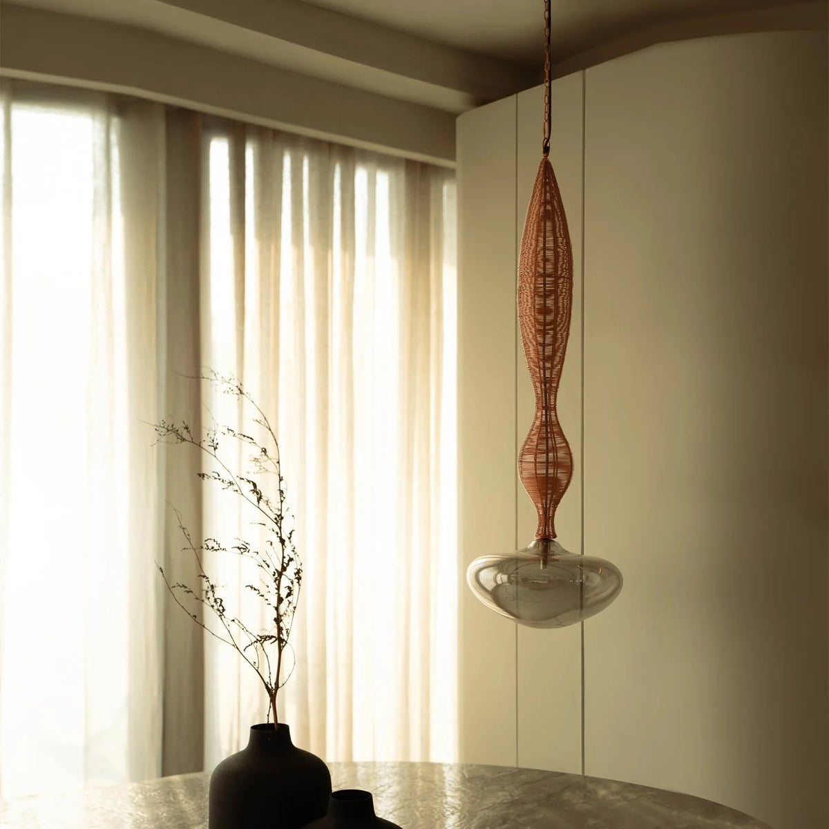Obsidian Muse Pendant Light Handmade By Yaahvi