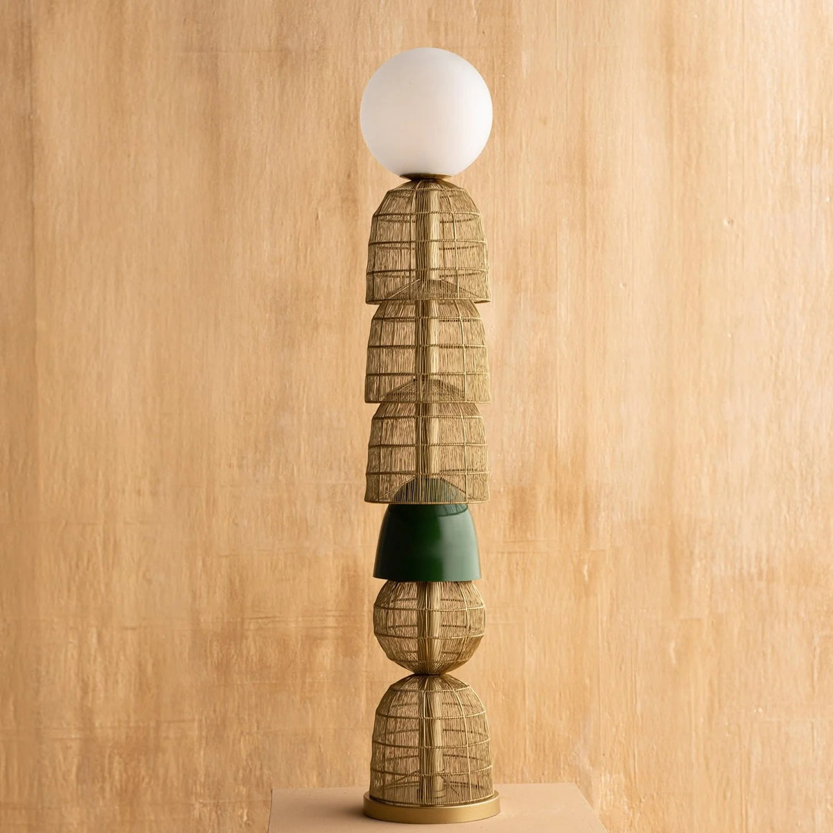 The Sculpted Light Floor Lamp Handmade By Yaahvi