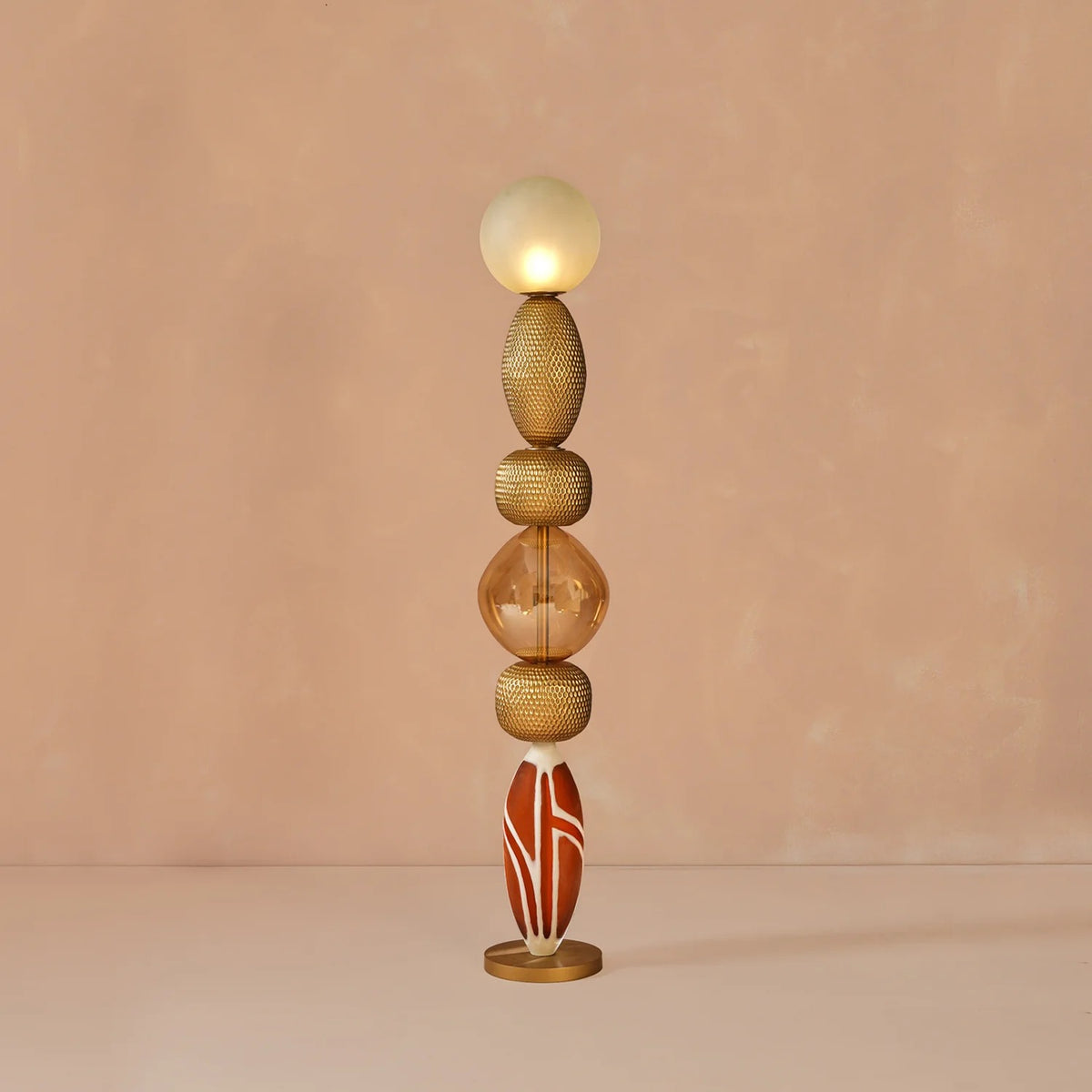 Luminous Odyssey Floor Lamp Handmade By Yaahvi