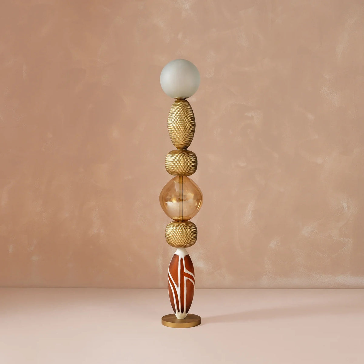Luminous Odyssey Floor Lamp Handmade By Yaahvi