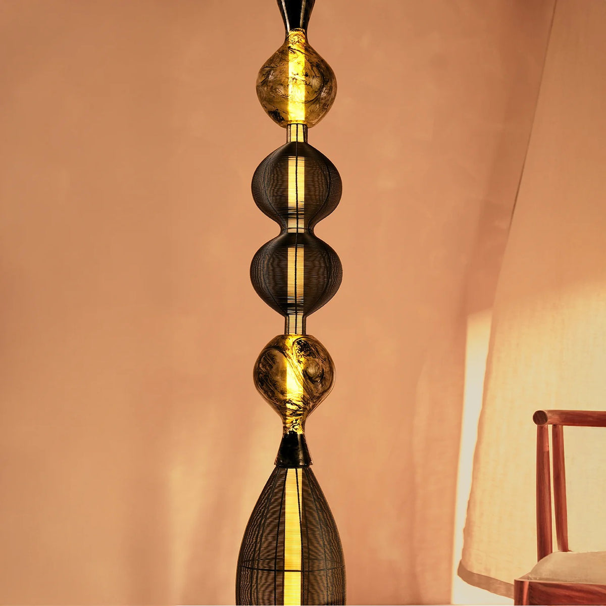 The Art Of Glow Floor Lamp Handmade By Yaahvi