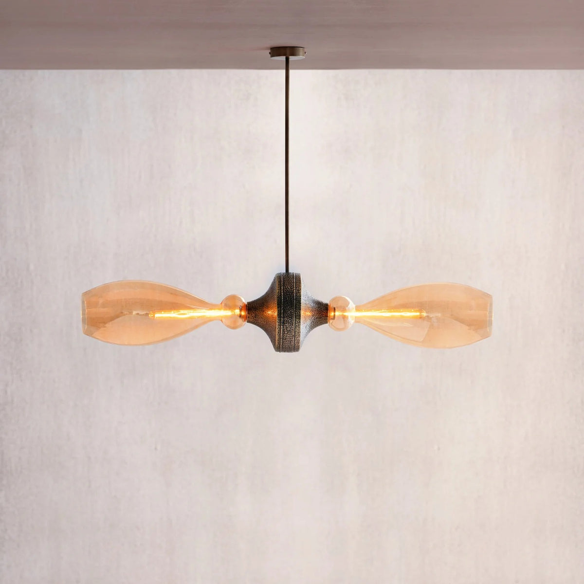 Whispering Grain Chandelier Handmade By Yaahvi