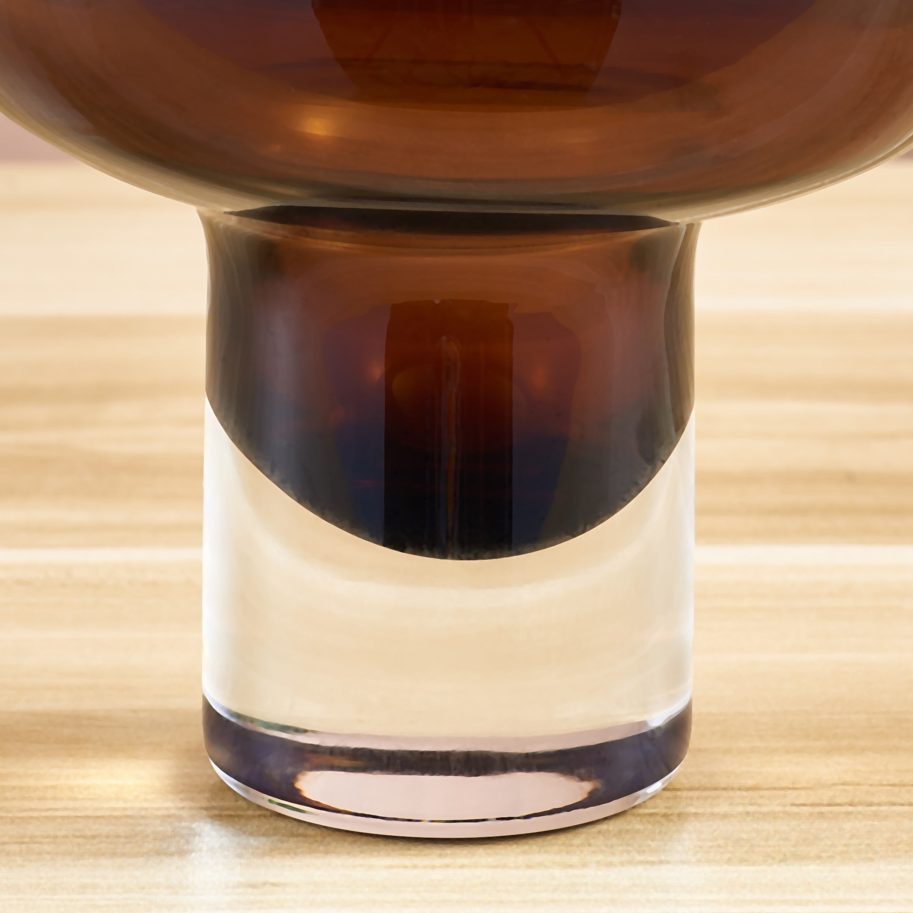 First Sip Amber (Brown) Glass