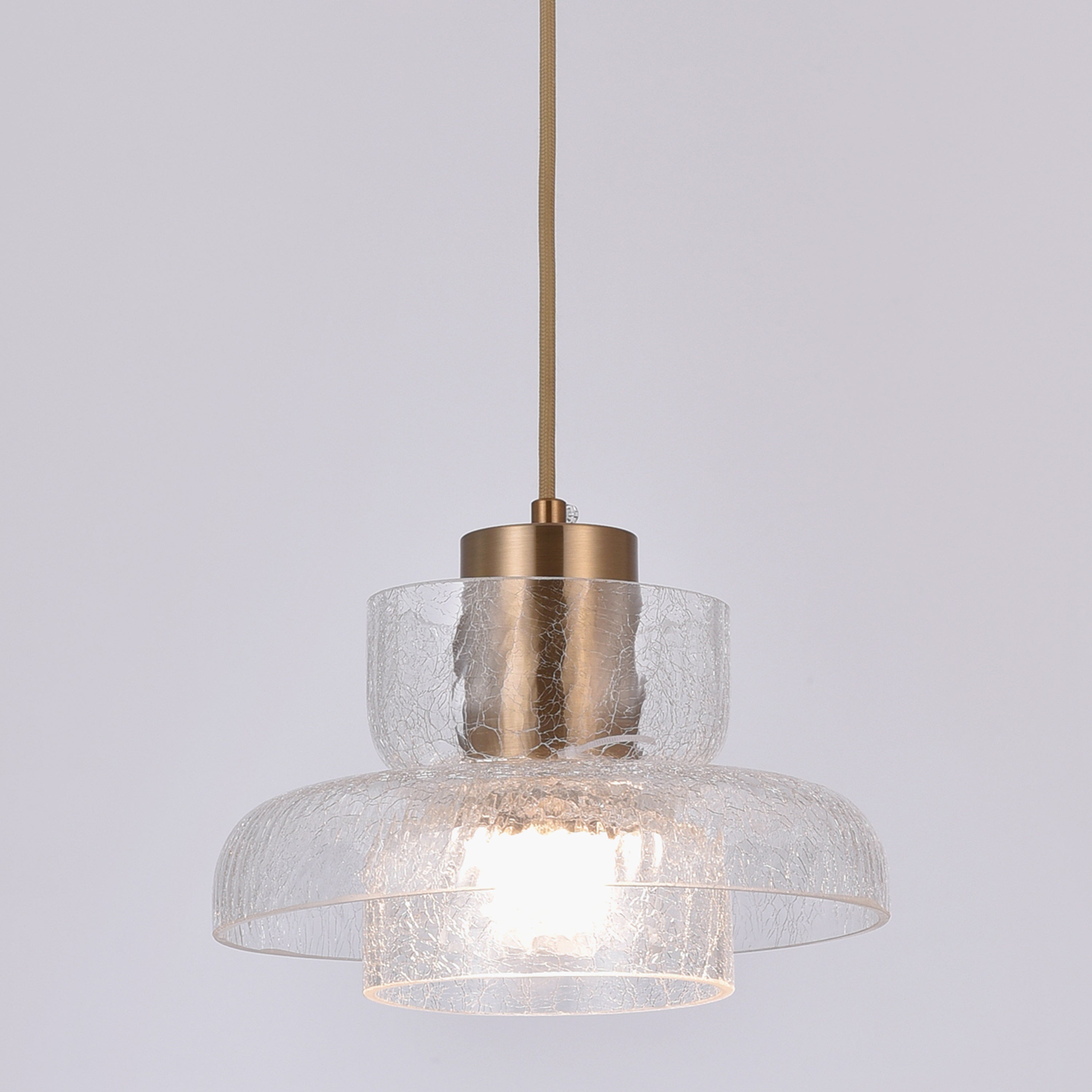Sing Us A Song (Clear/Gold) Pendant Light