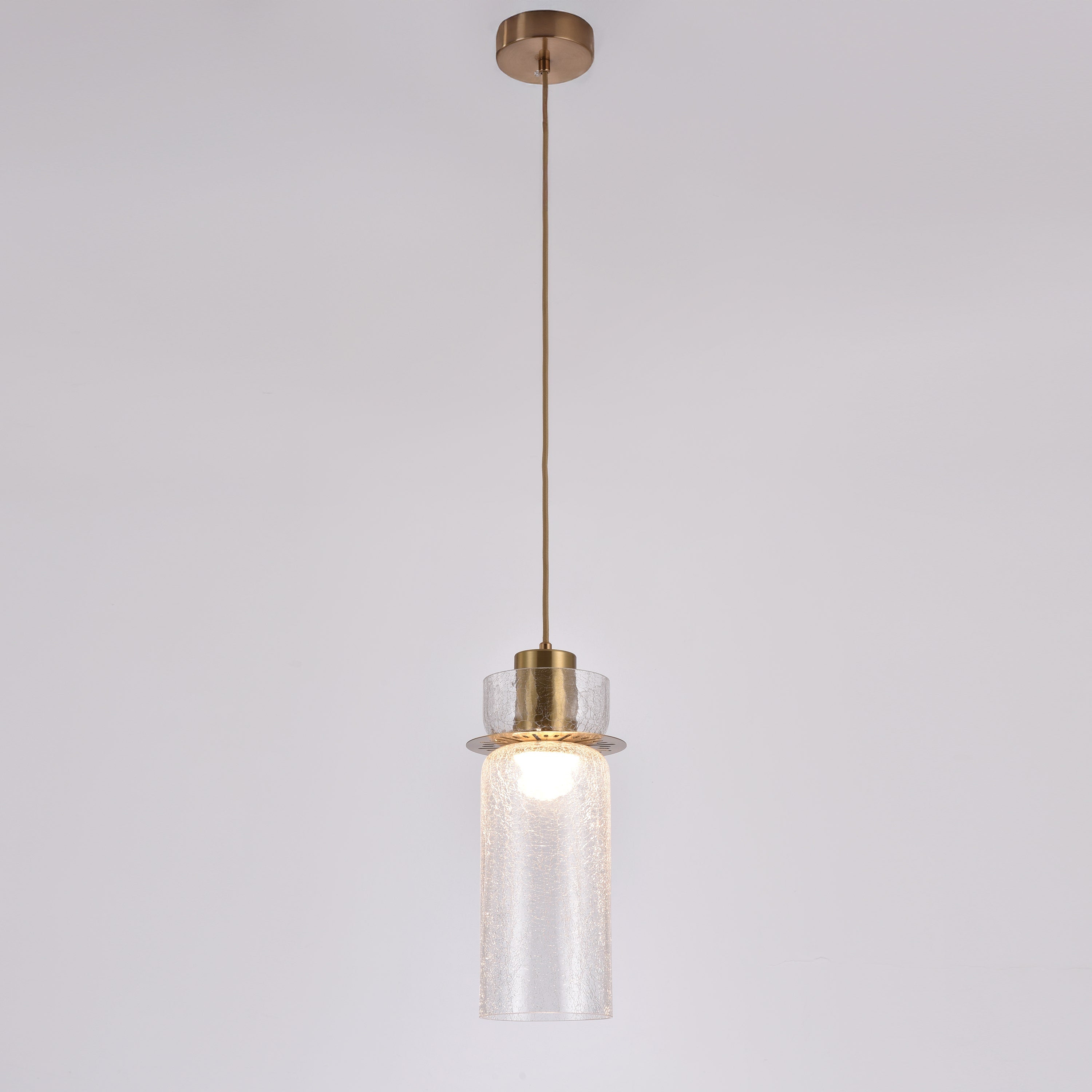 Midnight Promenade (Clear/Gold) Pendant Light