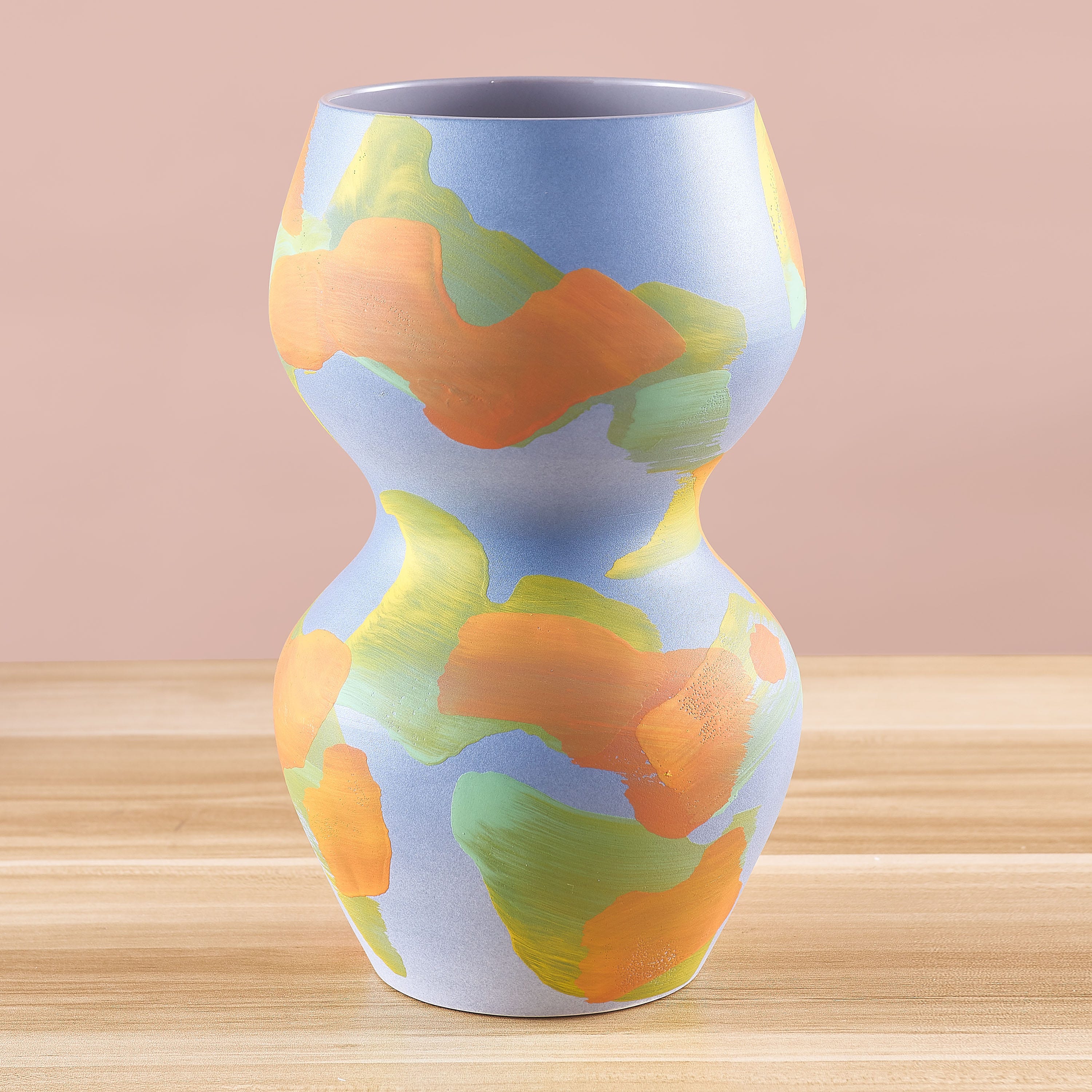 Warm Watercolors (Orange/Blue) Ceramic