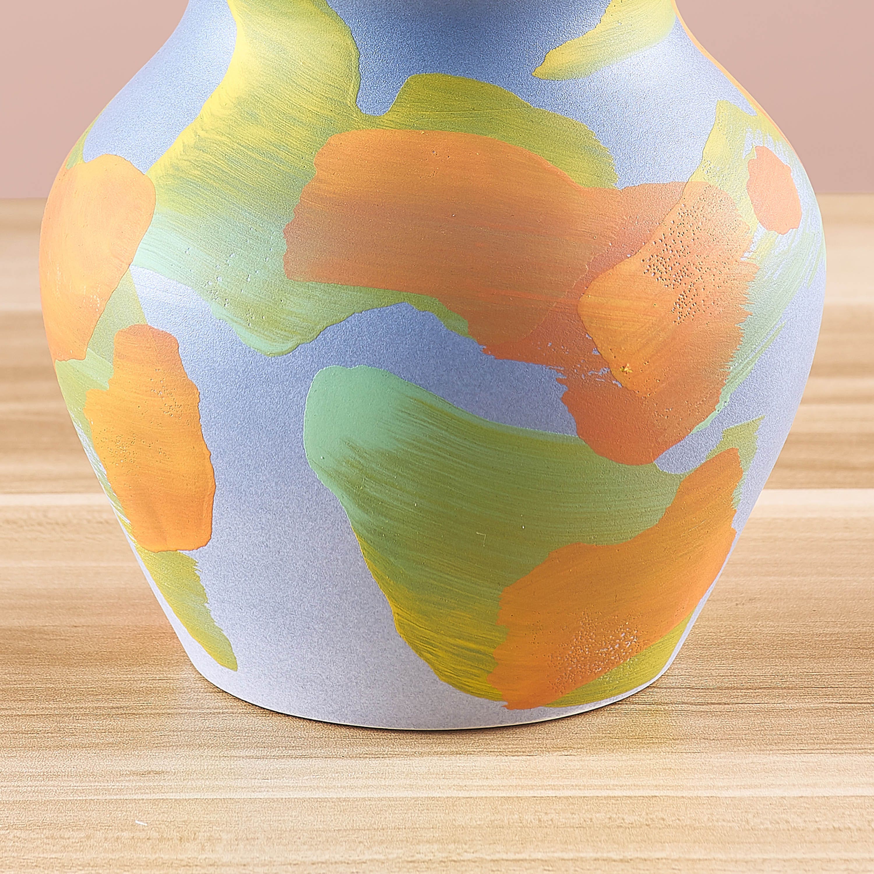 Warm Watercolors (Orange/Blue) Ceramic