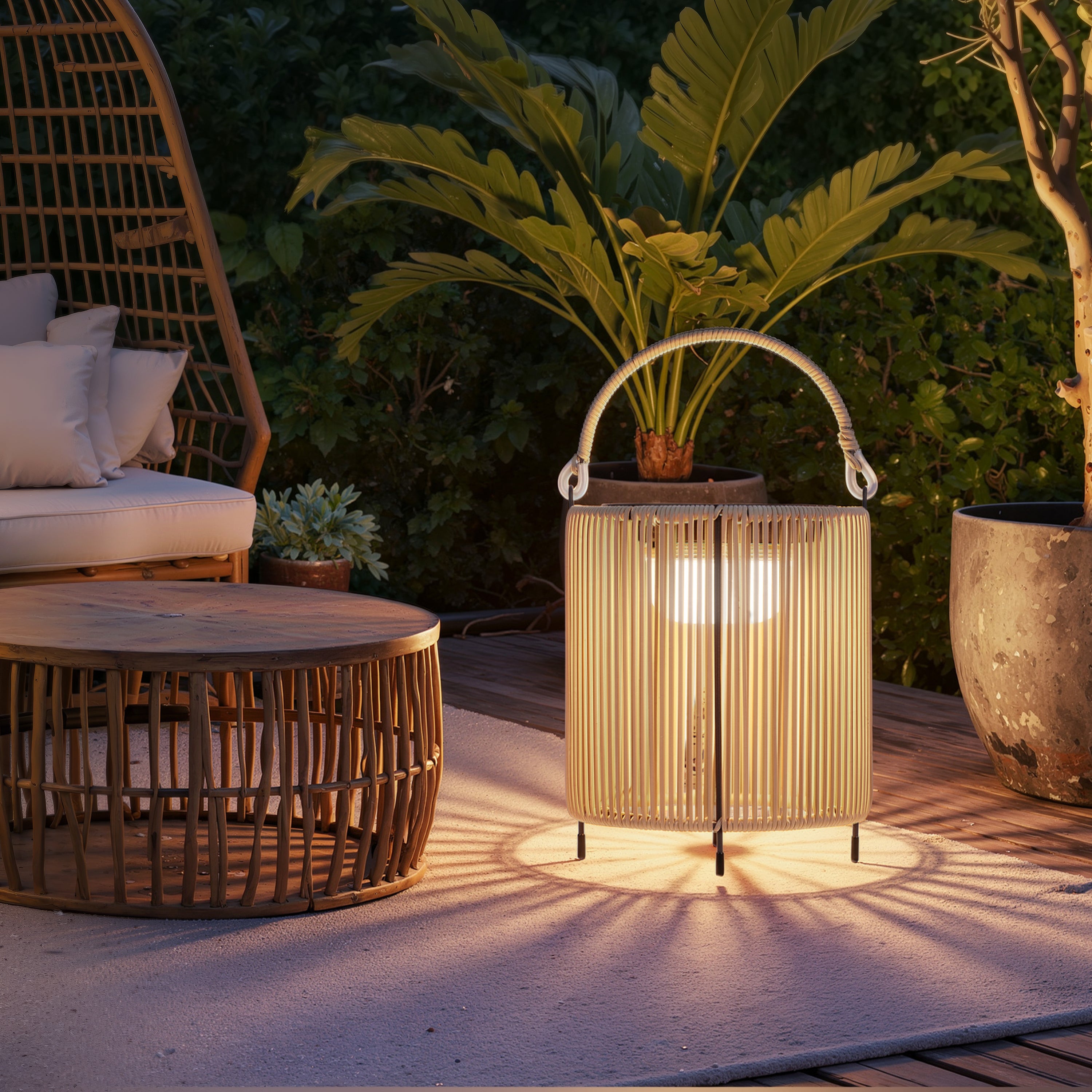 The Primrose Spire (Solar Powered-Rechargeable) Outdoor Floor Lamp