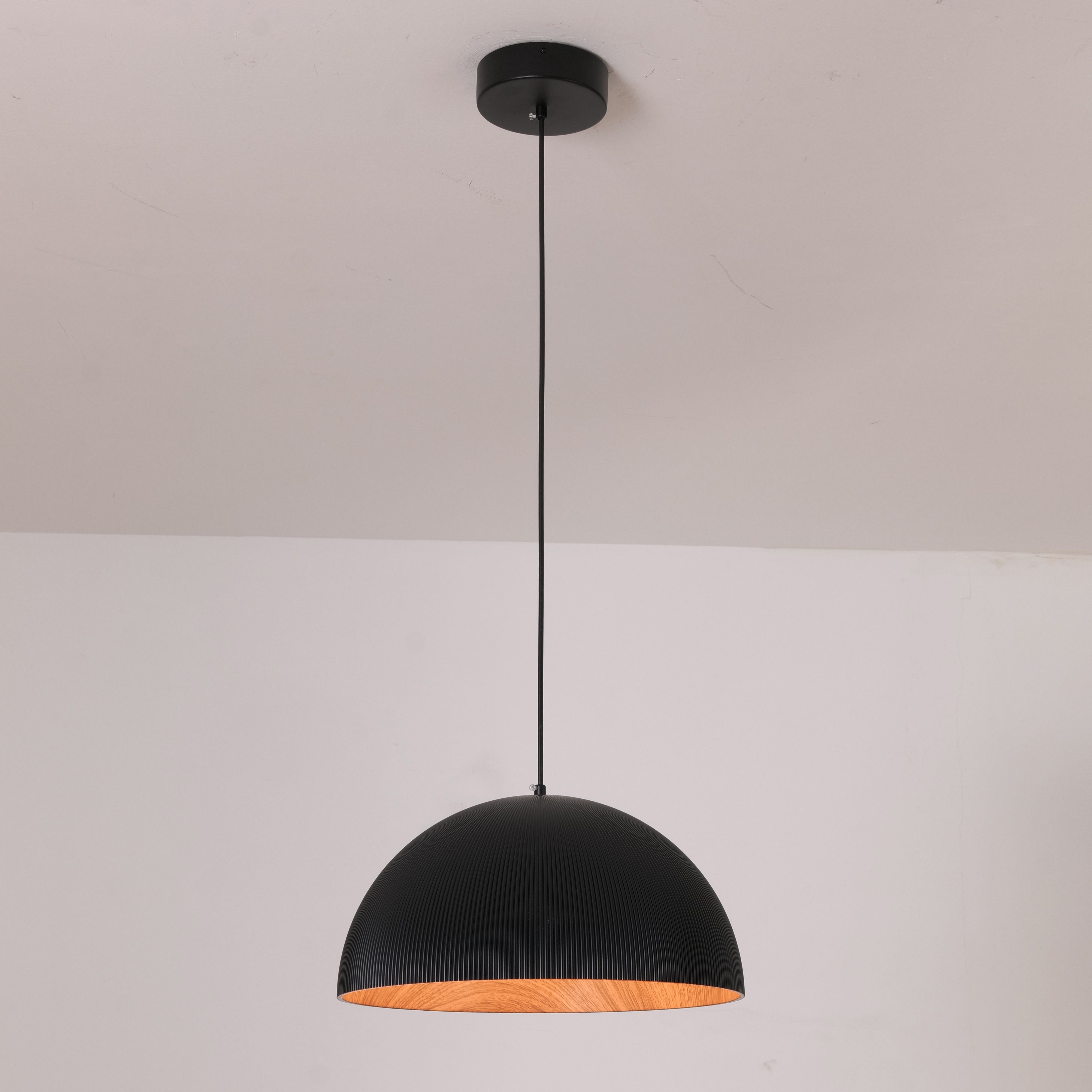 Lumen Bowl (Black) Pendant Light