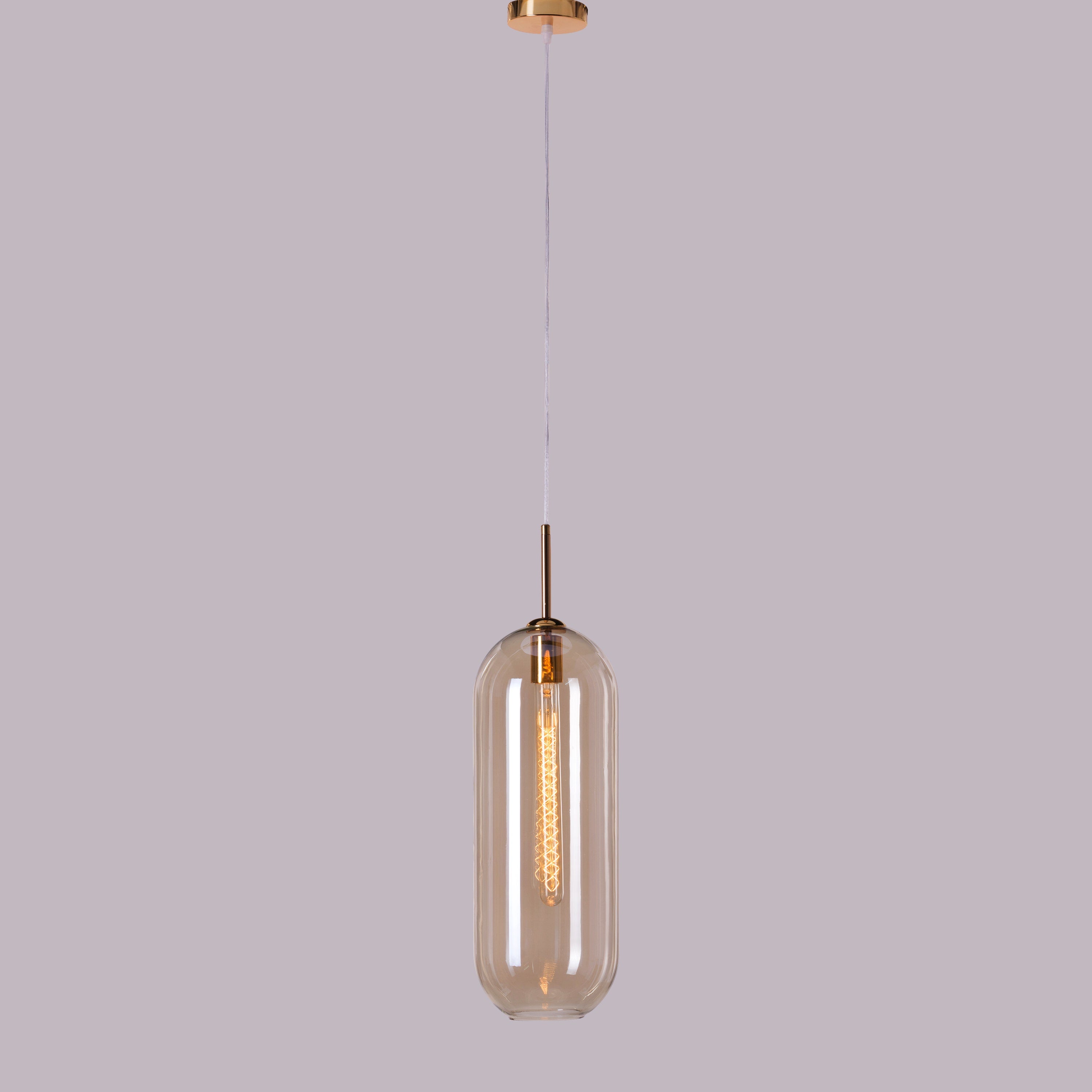 Gold Glamour (Large, Gold) Glass Pendant Light