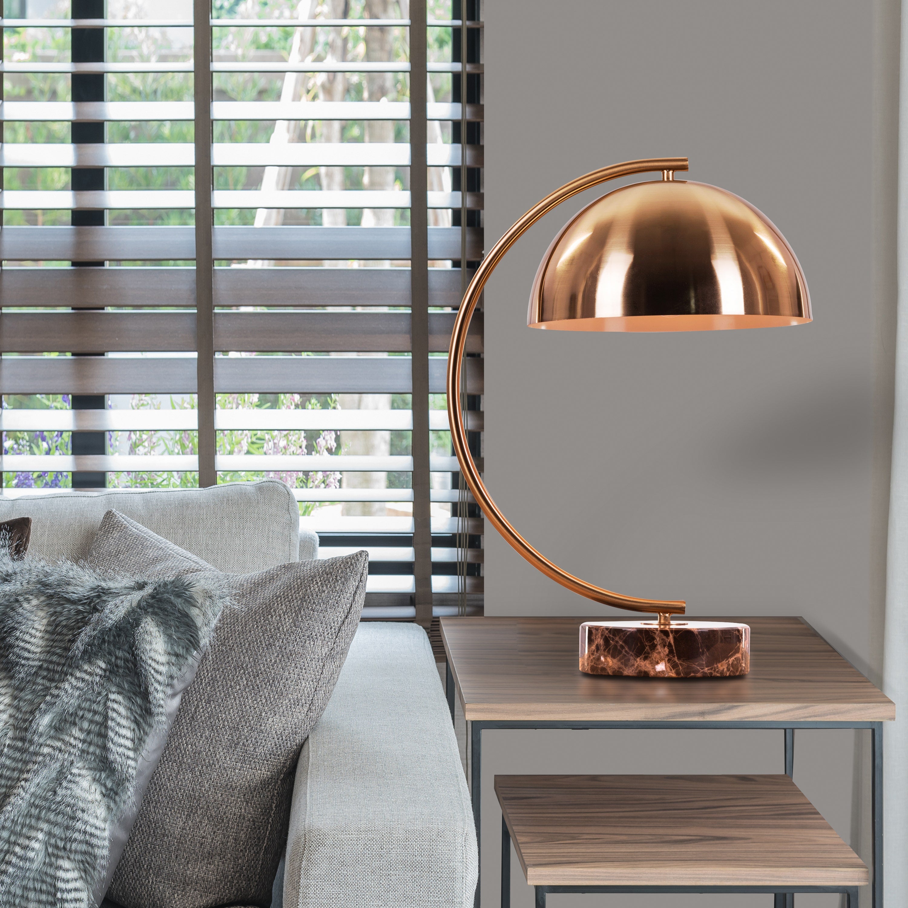 Arrived (Gold, Coffee) Marble Table Lamp