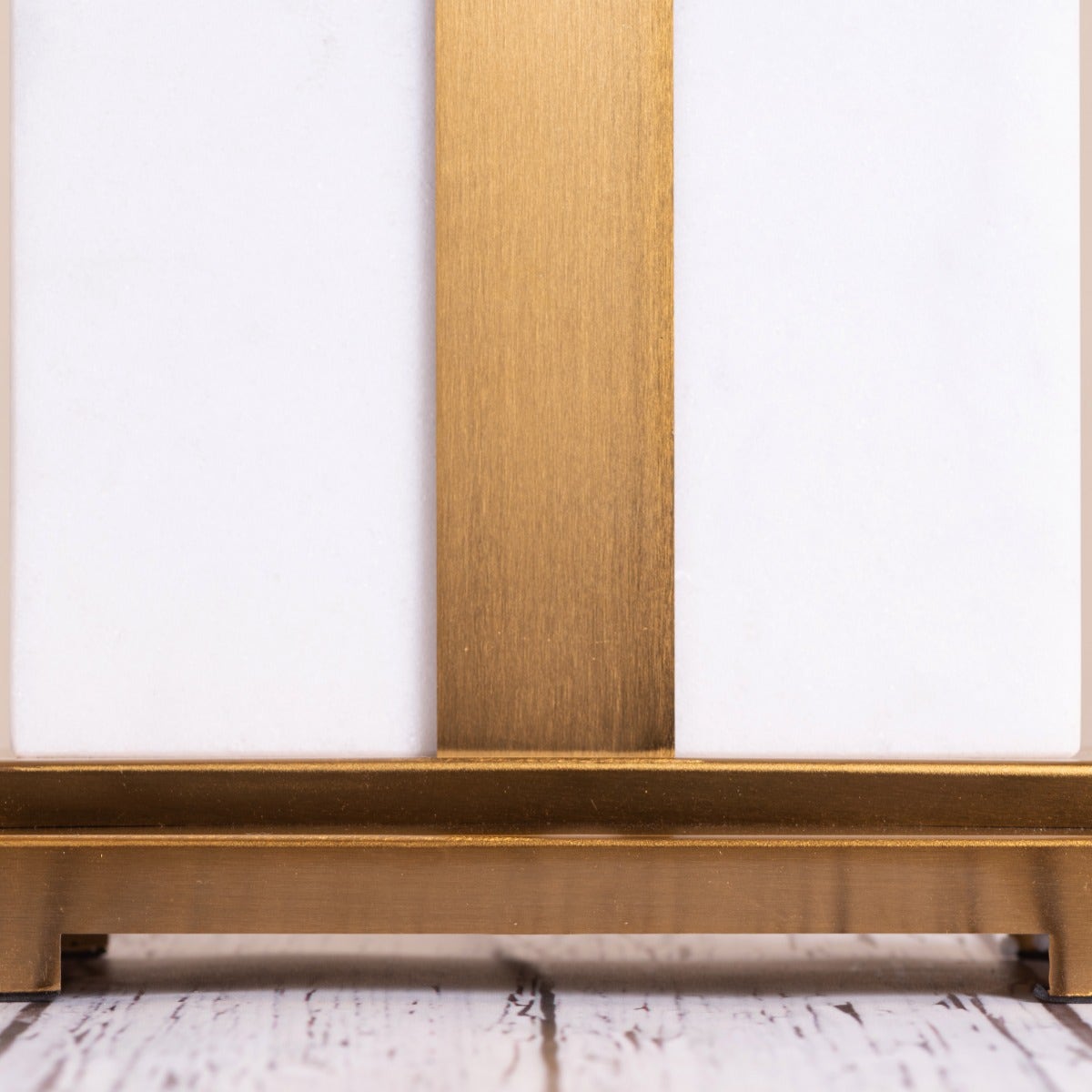 Just A Memory (White, Gold) Marble Table Lamp