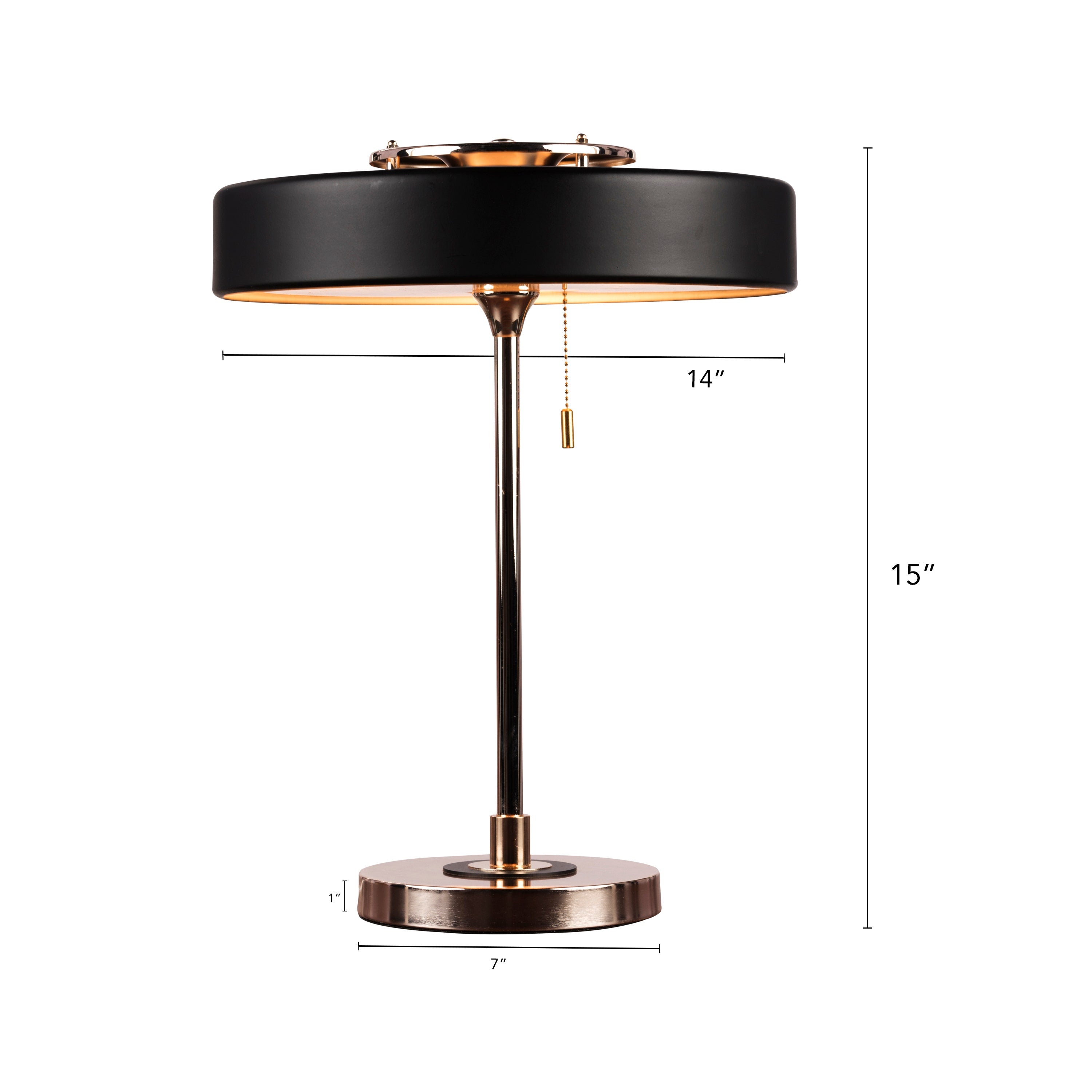 Pull The Plug (Matte Gold) Table Lamp