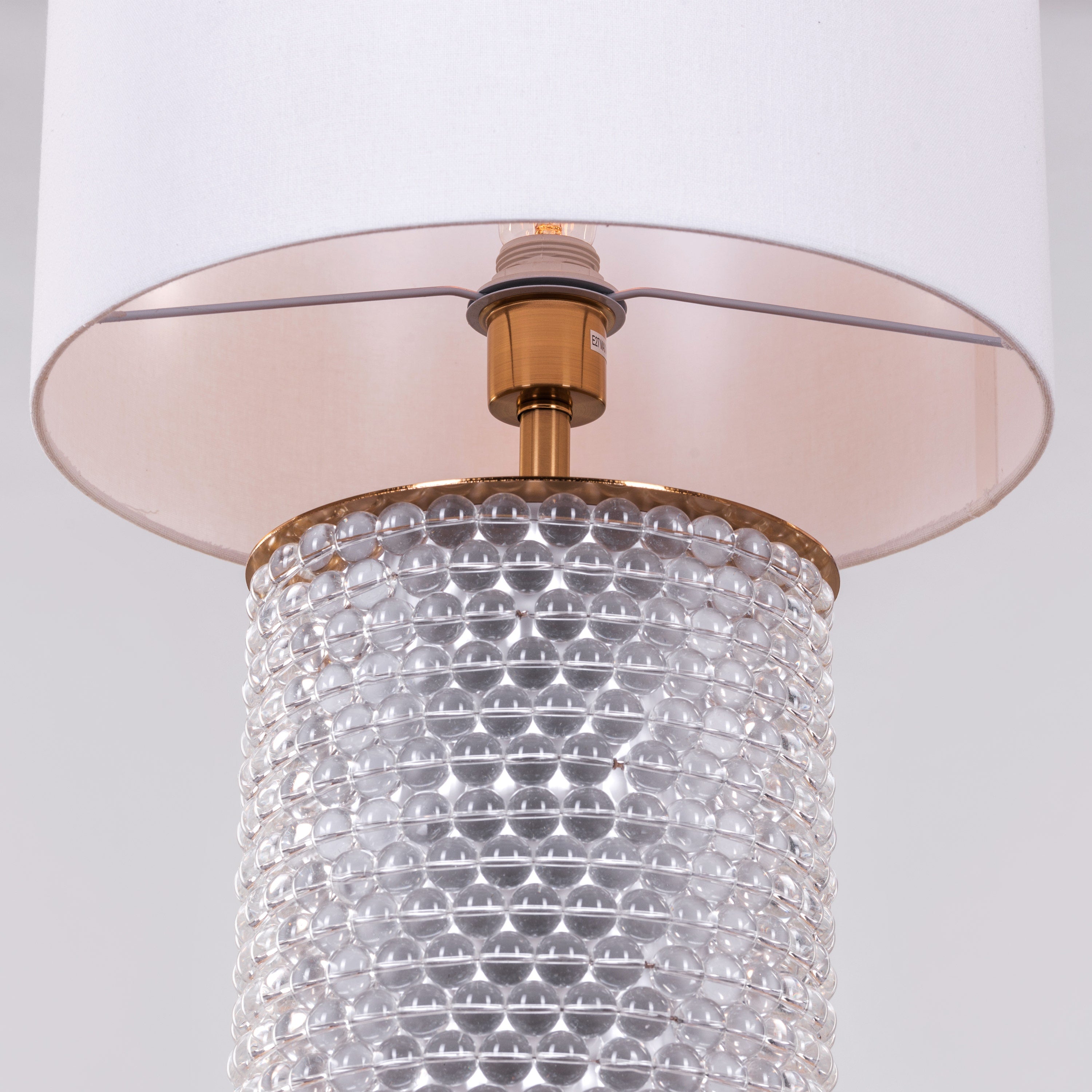 Well Heeled (Large, Gold/White) Table Lamp