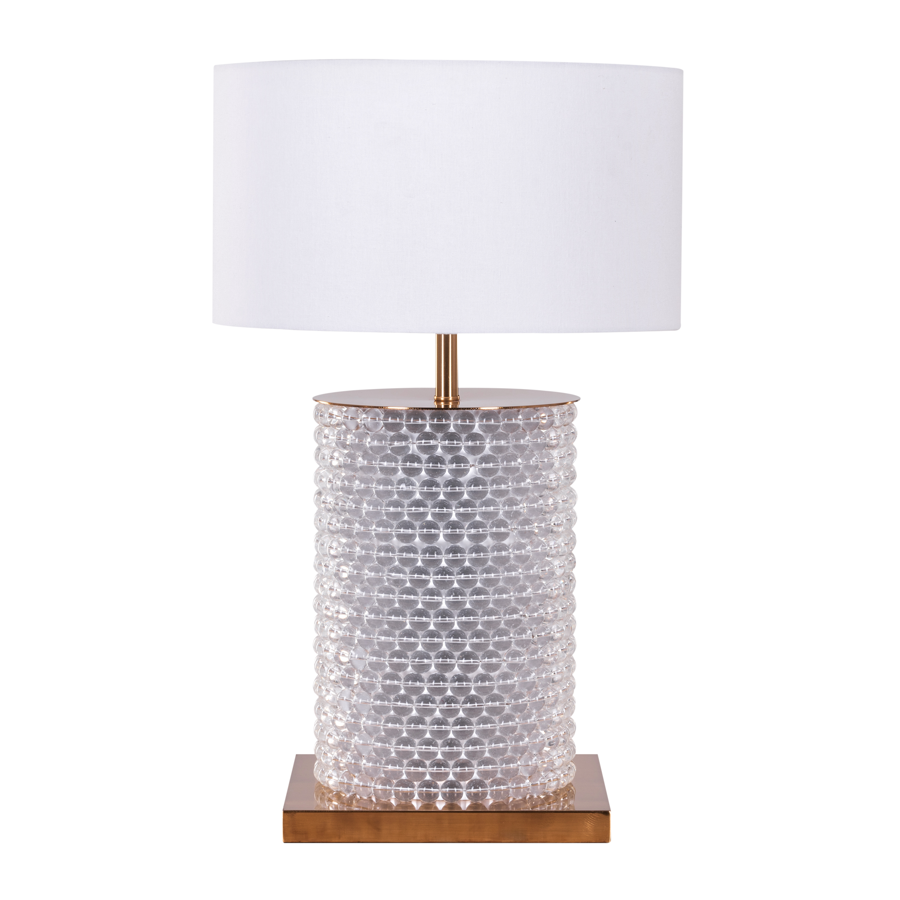 Well Heeled (Large, Gold/White) Table Lamp