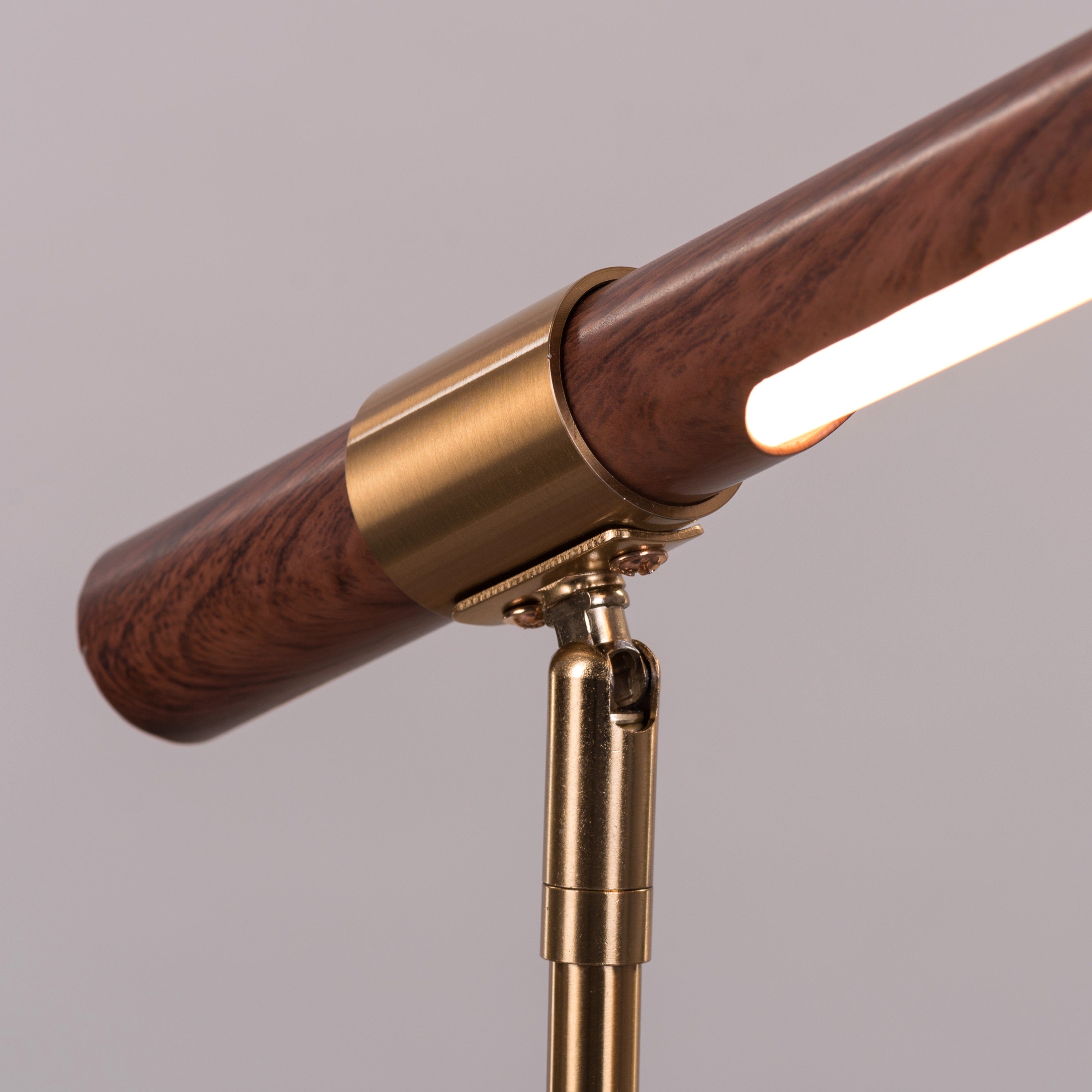 The Better Half (Gold, Built-In LED) Study Table Lamp