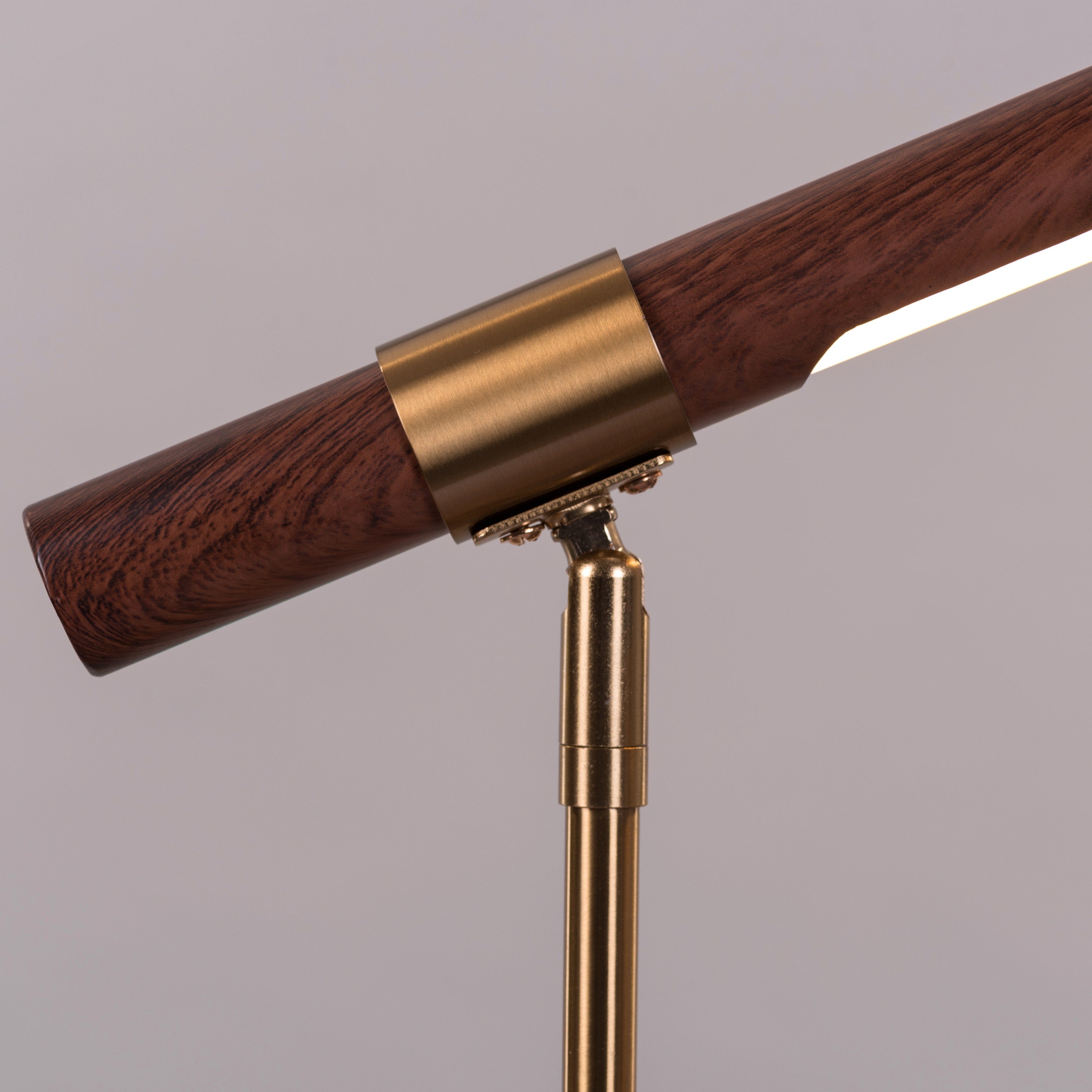 The Better Half (Gold, Built-In LED) Study Table Lamp