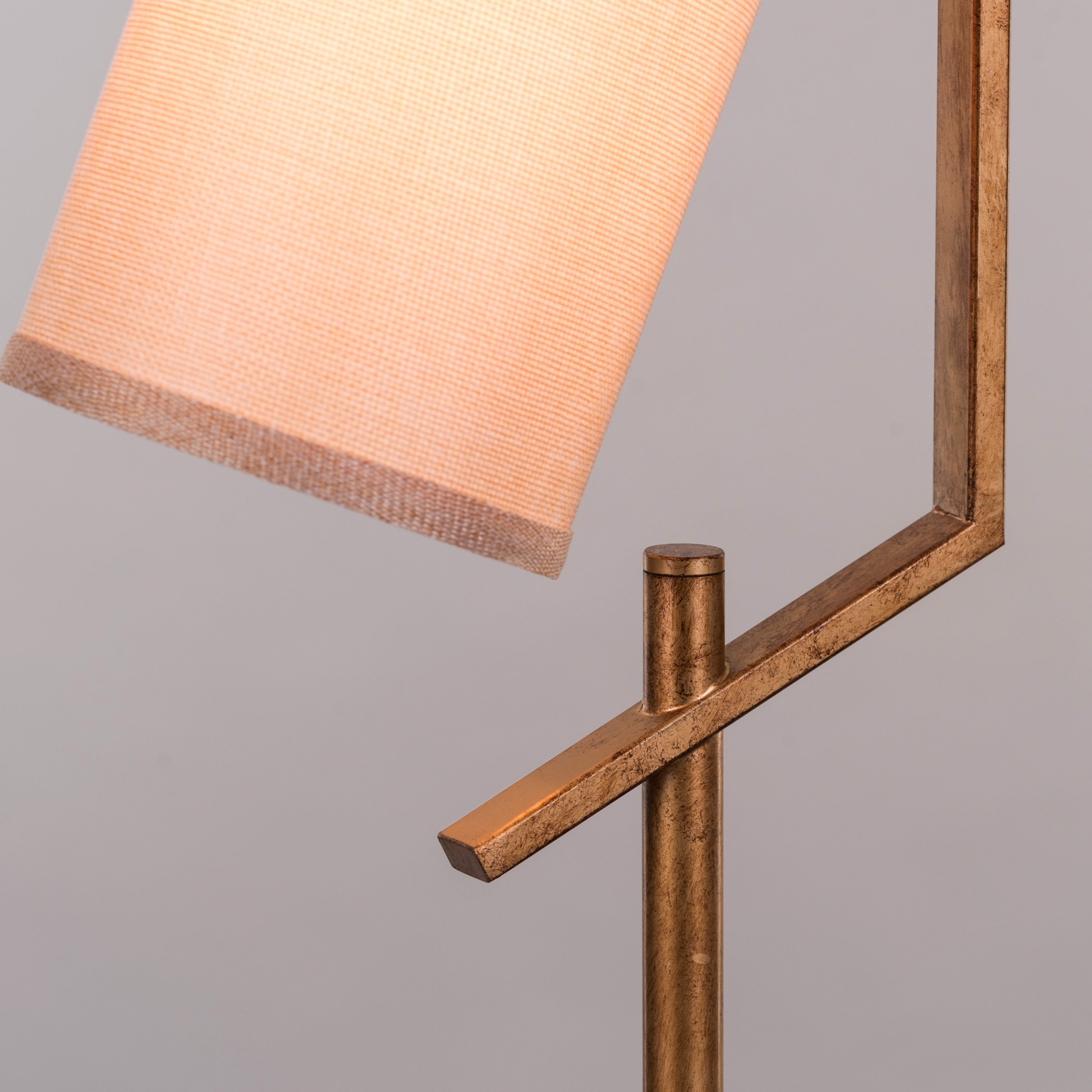 Effortless (Antique Gold, White) Marble Table Lamp