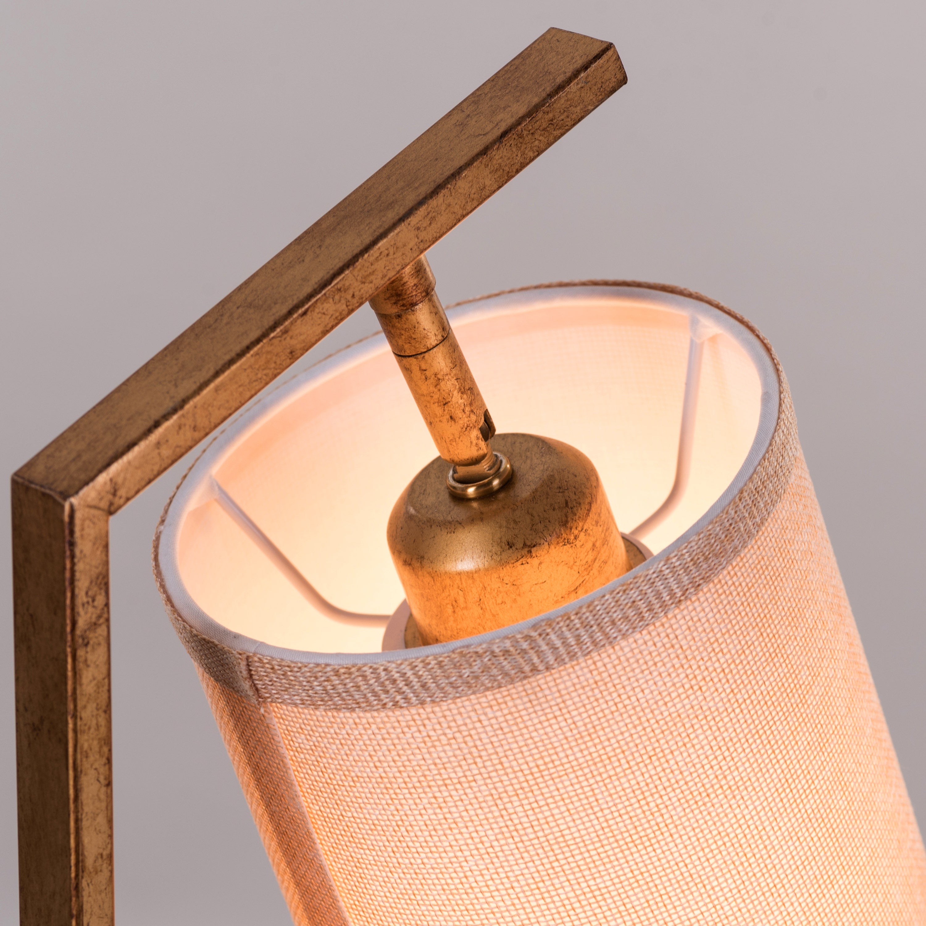 Effortless (Antique Gold, White) Marble Table Lamp