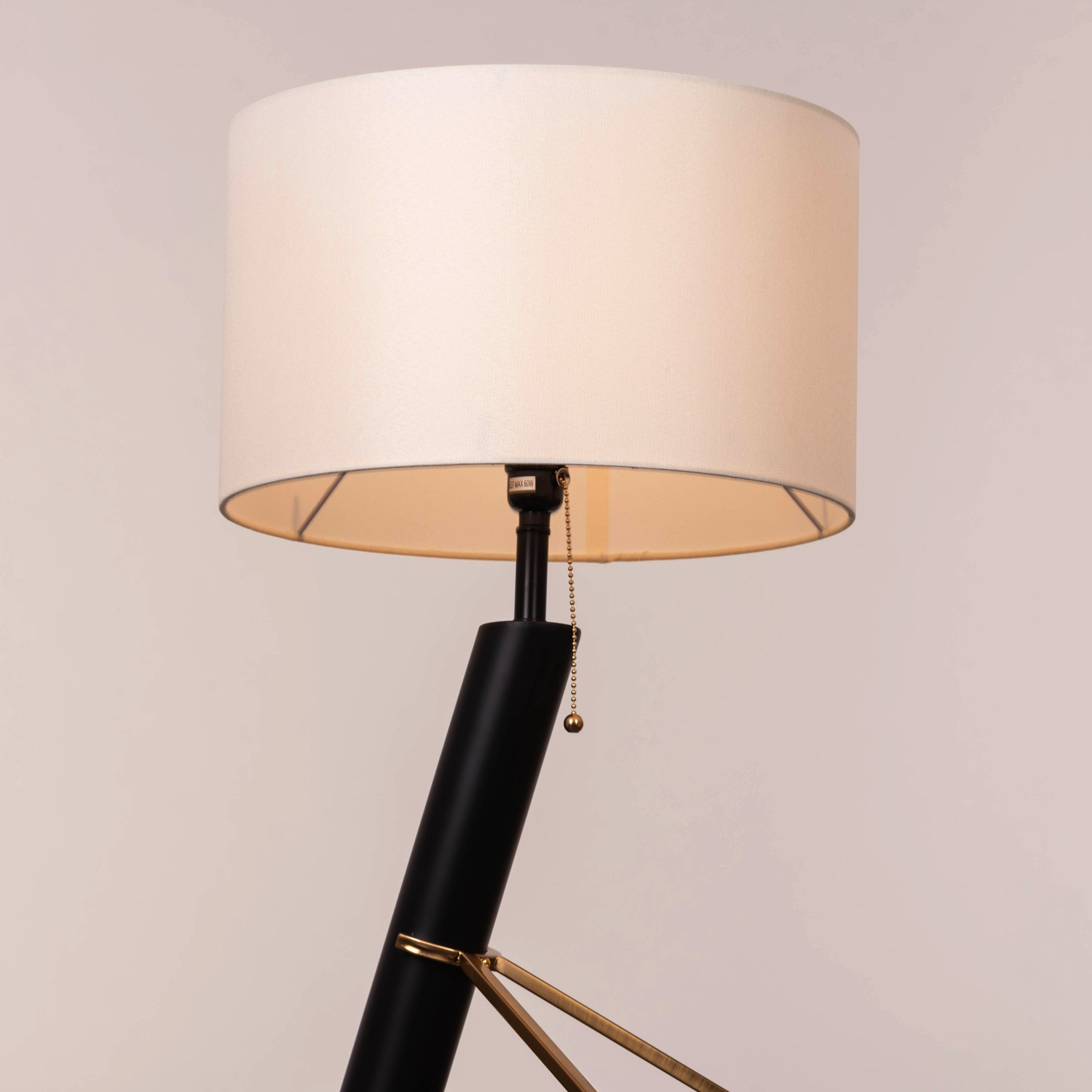 Never You Mind (Black, Gold) Table Lamp