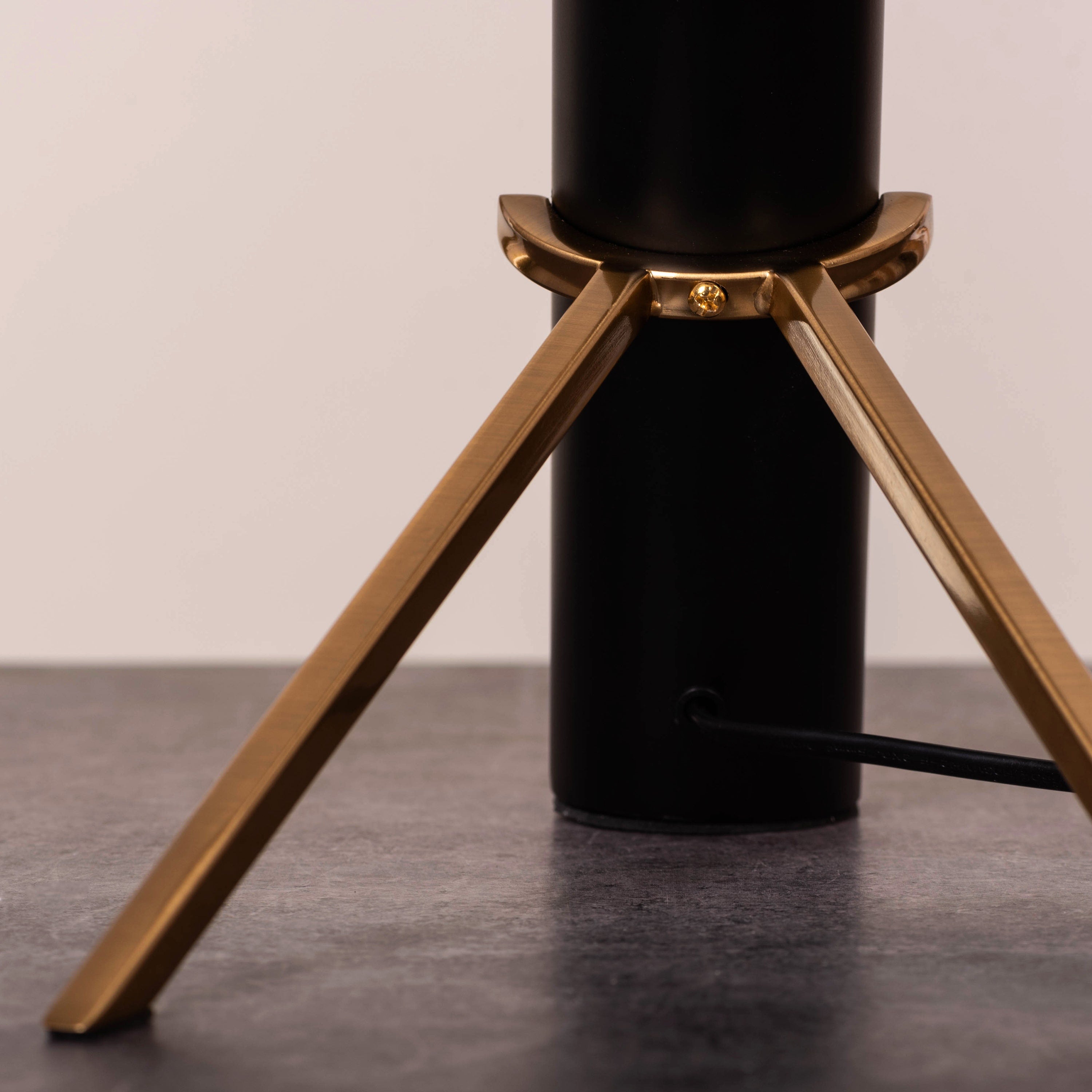 Never You Mind (Black, Gold) Table Lamp