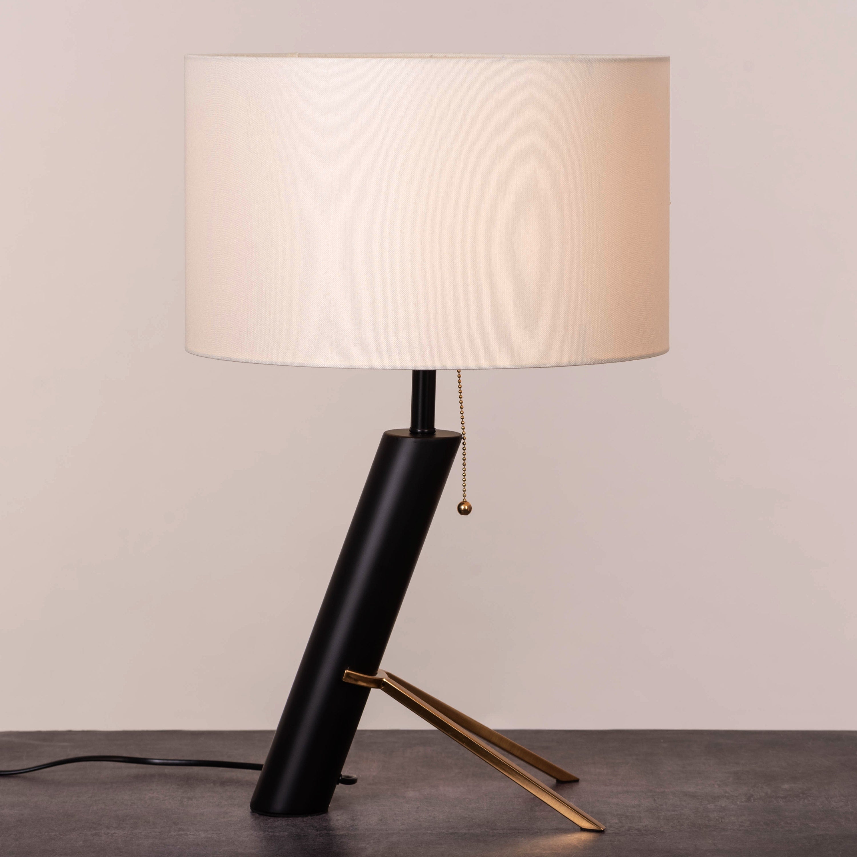 Never You Mind (Black, Gold) Table Lamp