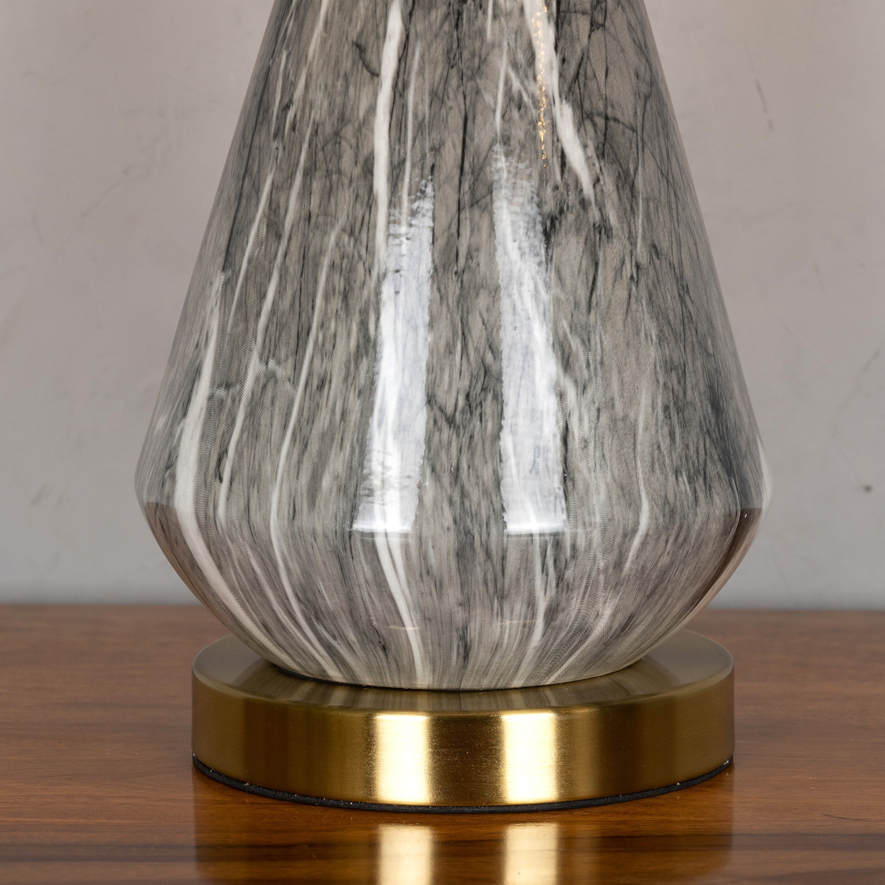 RSVP (Grey) Marble Table Lamp