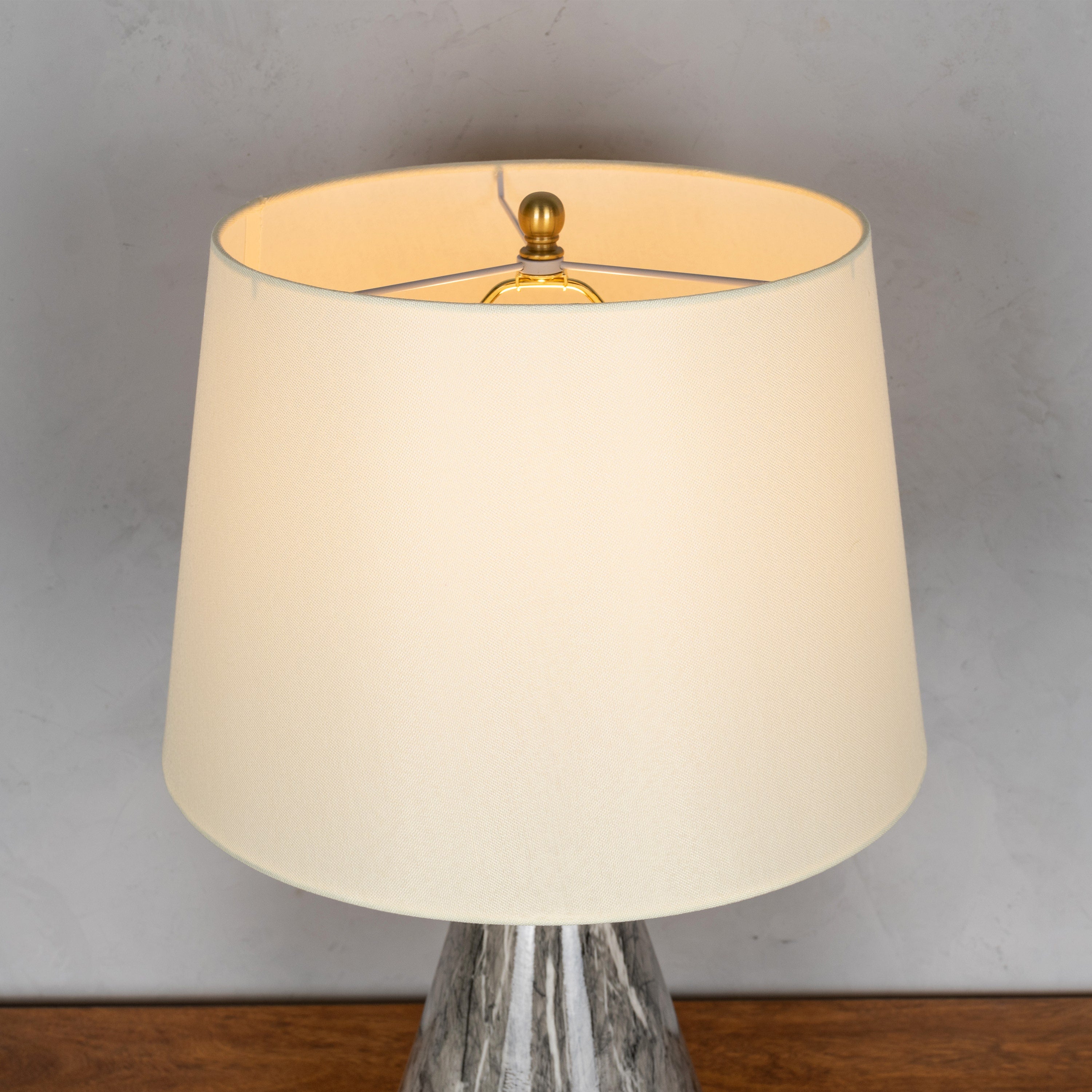 RSVP (Grey) Marble Table Lamp