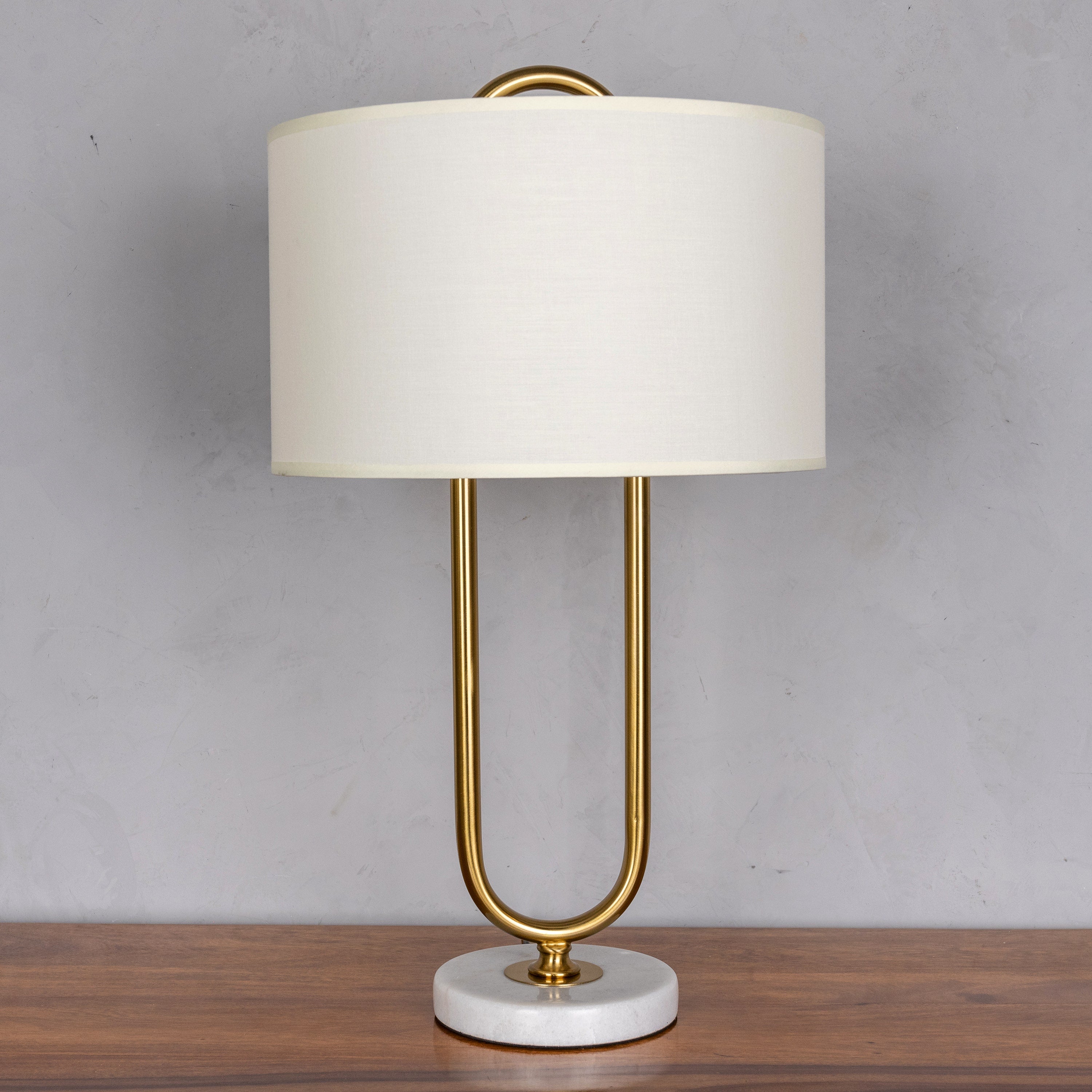 Hold Me Close (Gold, White) Marble Table Lamp
