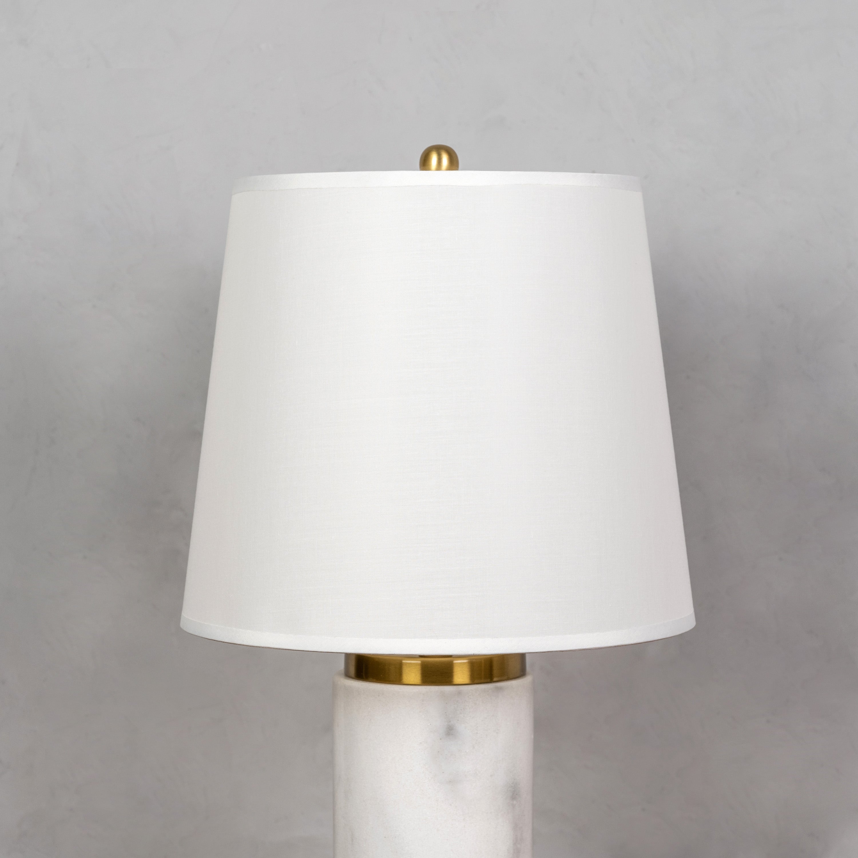 Lasting Love (White, Gold) Marble Table Lamp