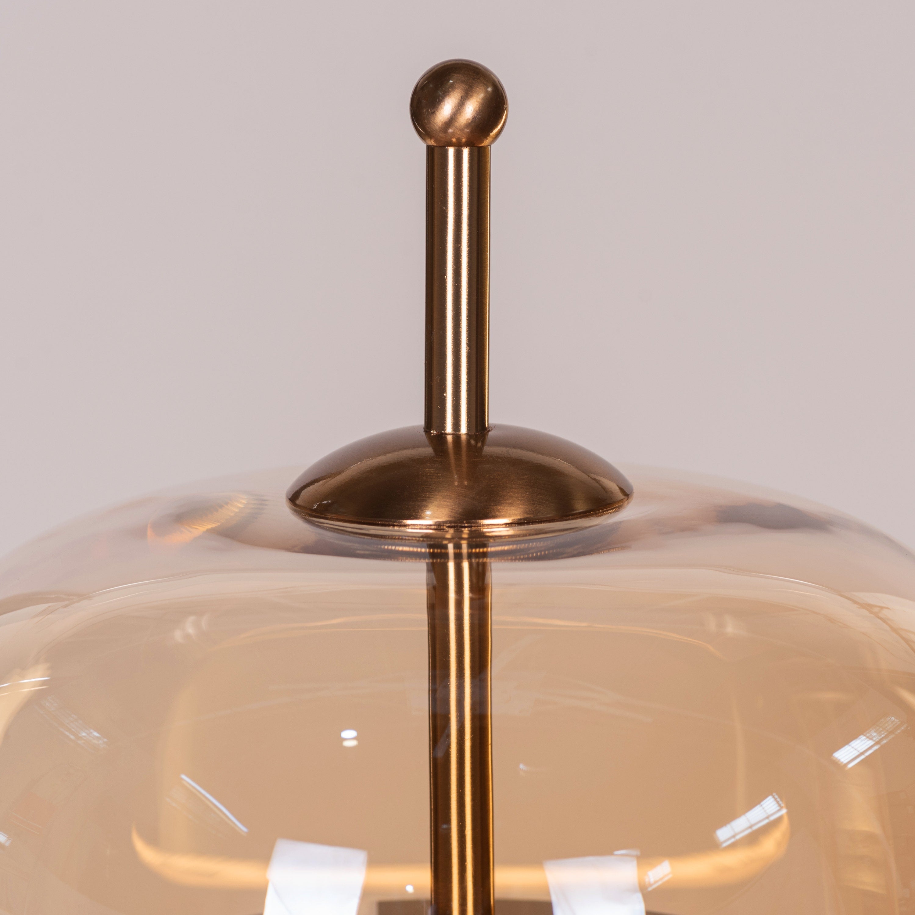 Sweet Escape (Amber, Built-In LED) Glass Table Lamp