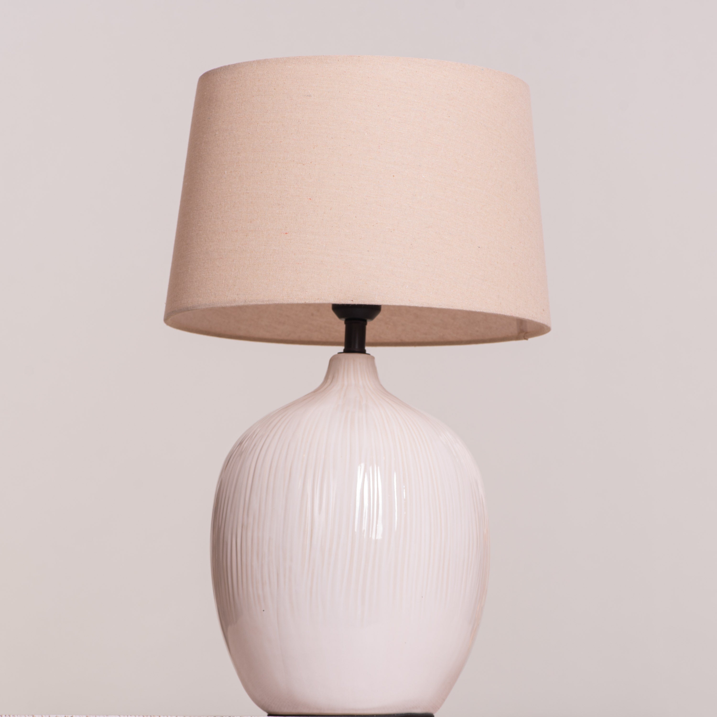 Smooth Sailing (Beige) Ceramic Table Lamp