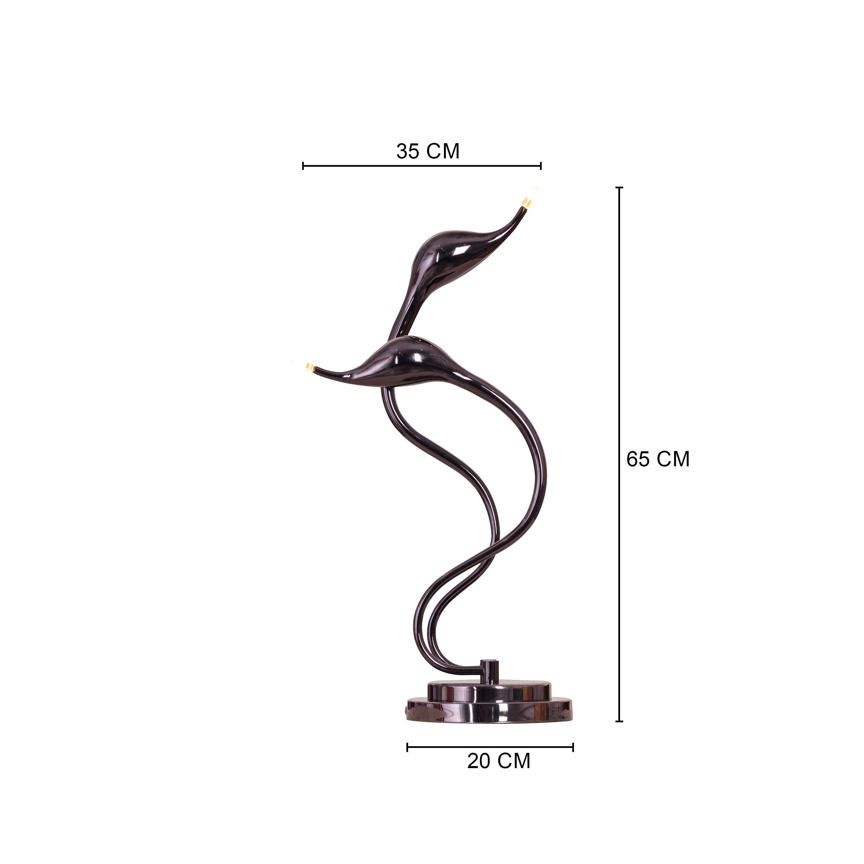 Play Your Cards (Black) Table Lamp