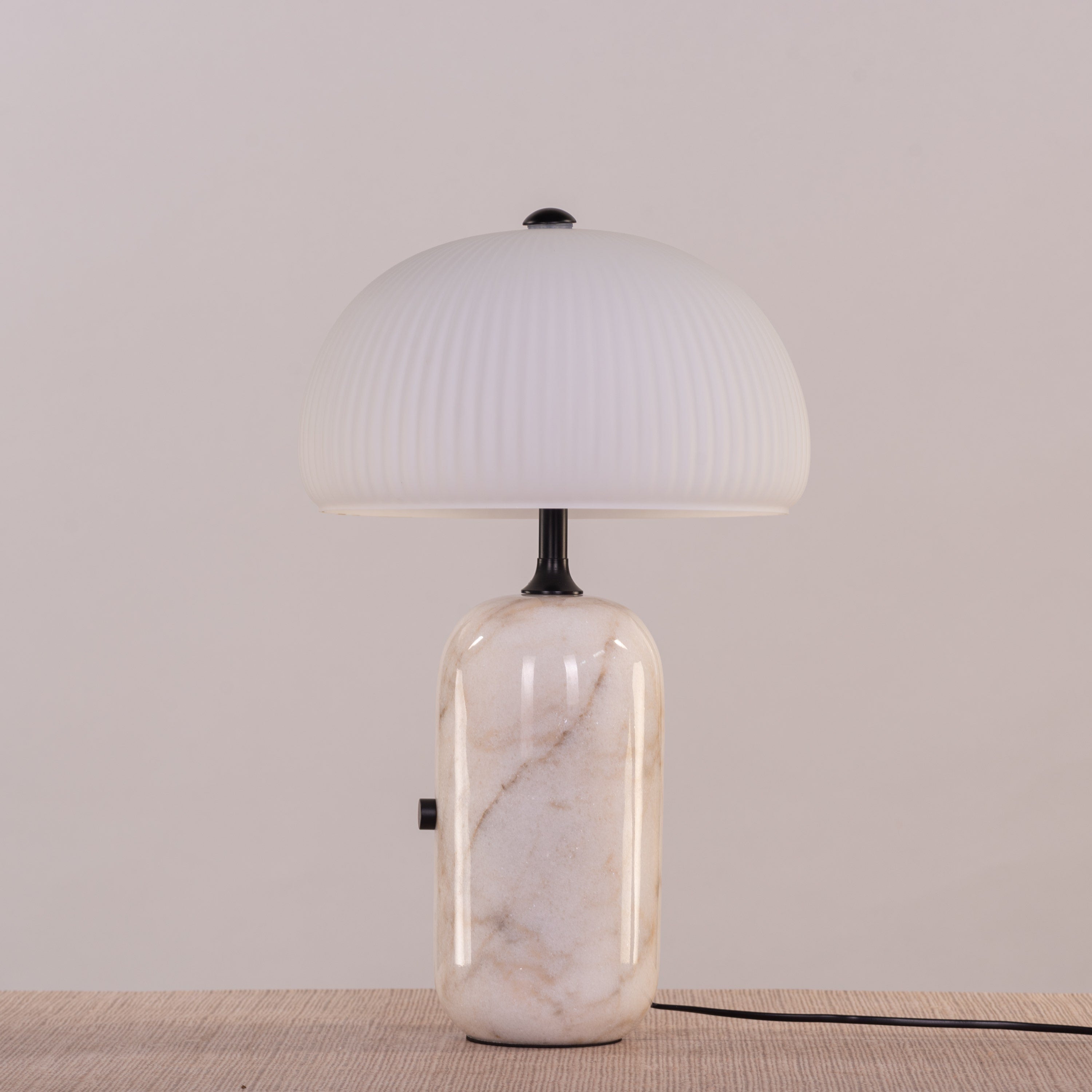 Change Overnight (White) Marble Table Lamp