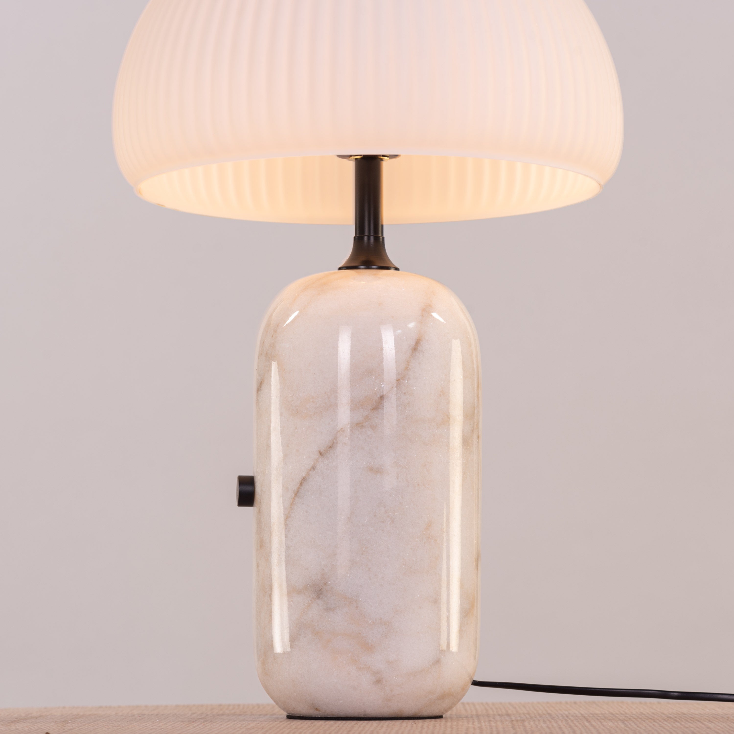 Change Overnight (White) Marble Table Lamp
